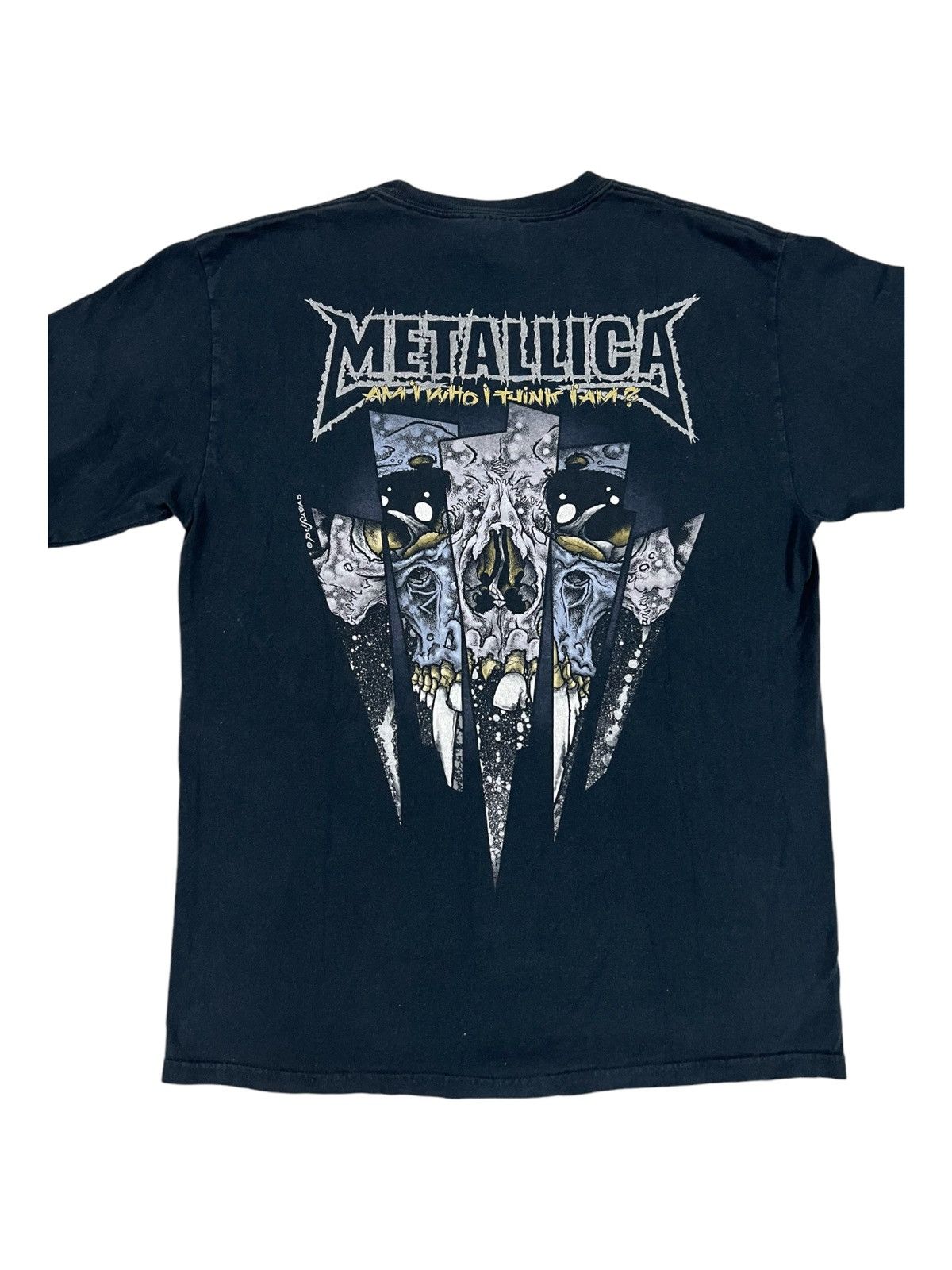 Band Tees × Metallica × Vintage Vintage 2007 Metallica Pushead Am I Who Think I Am SS Shirt Size US M / EU 48-50 / 2 - 5 Thumbnail