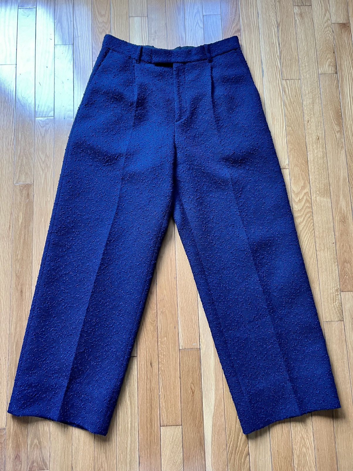 Dior SS24 Runway Dior Men Wool Wide Leg Trouser Sz 46 Size US 32 / EU 48 - 1 Thumbnail