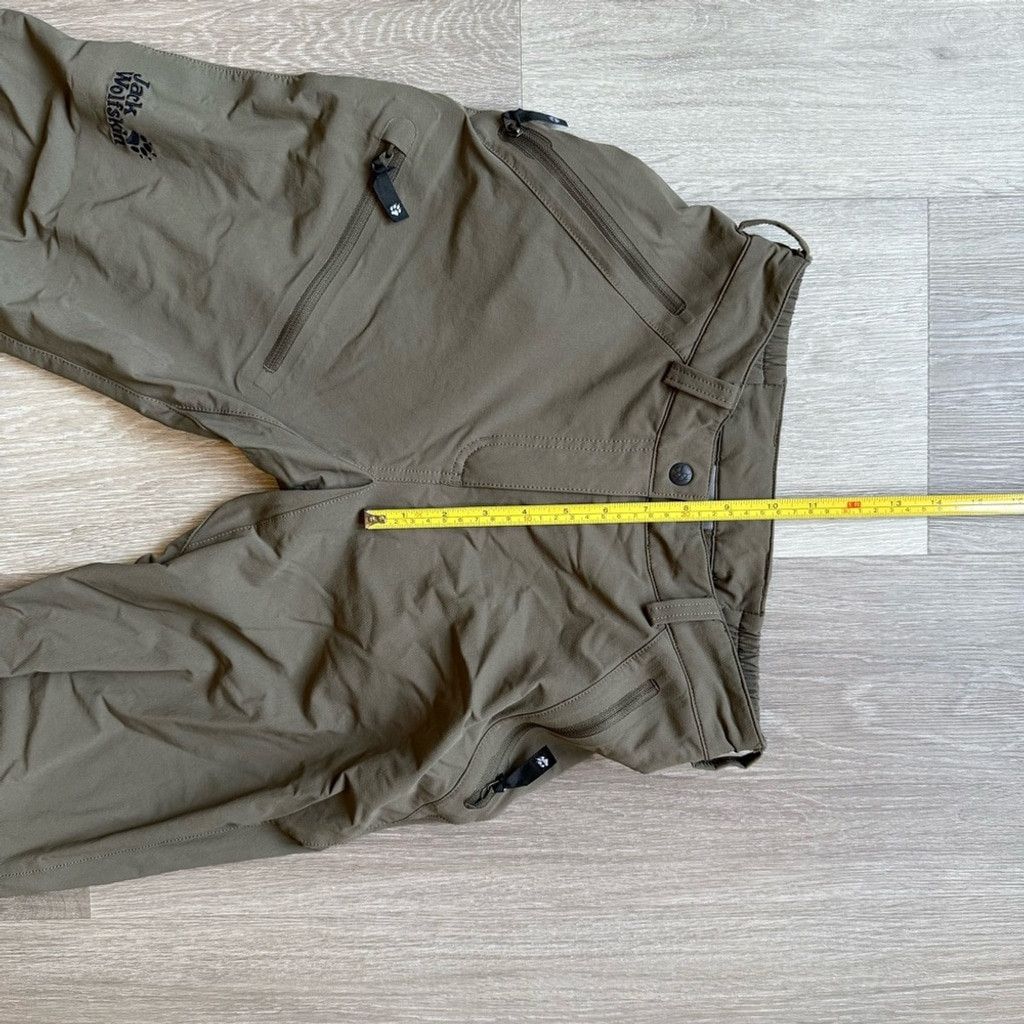 Jack Wolfskin Jack Wolfskin Green Track Pants with Durable Fabric Size 27" / US 4 / IT 40 - 6 Thumbnail