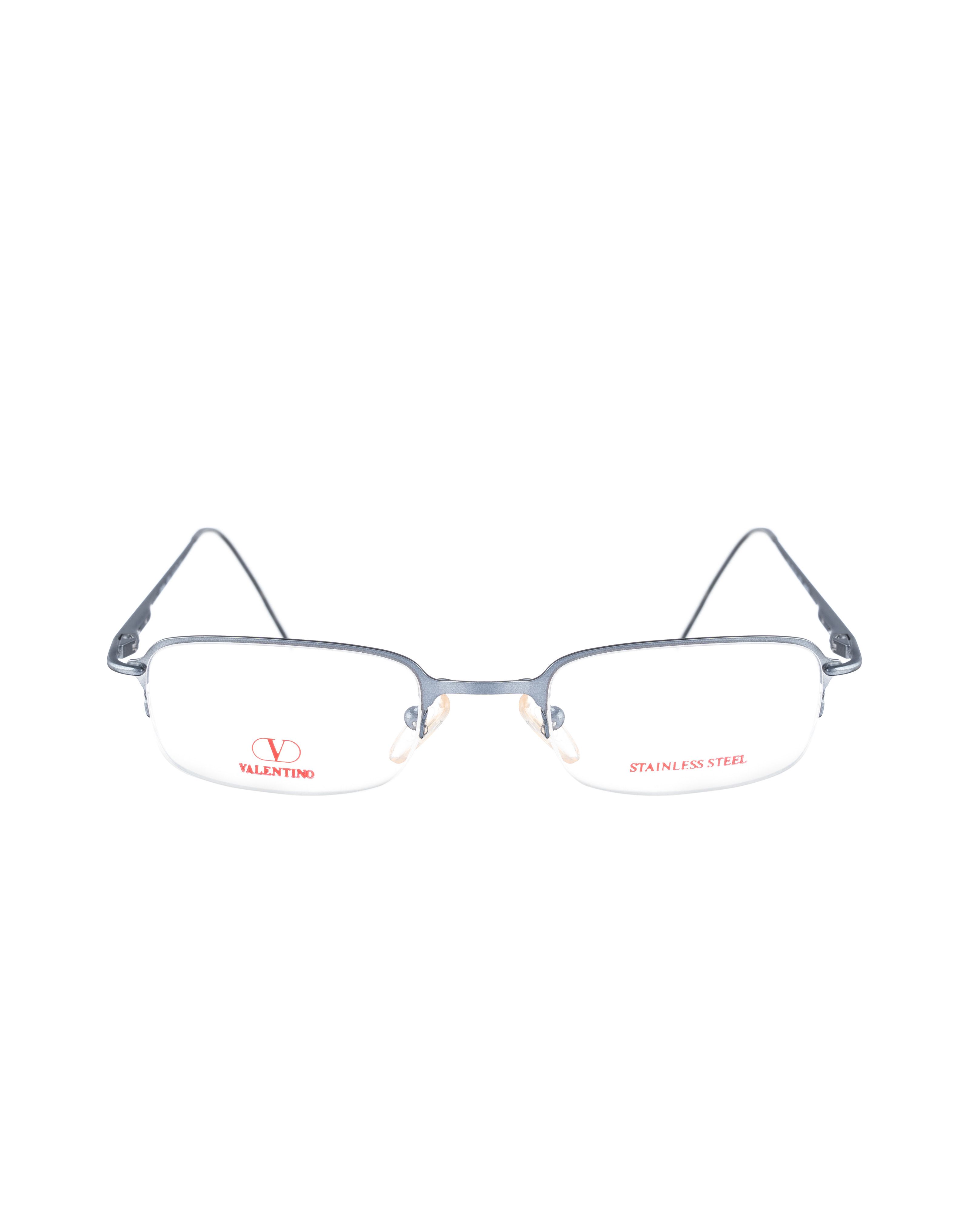 Valentino Valentino 00s Silver Classic Half Rim Metal Wire Glasses Size ONE SIZE - 1 Thumbnail