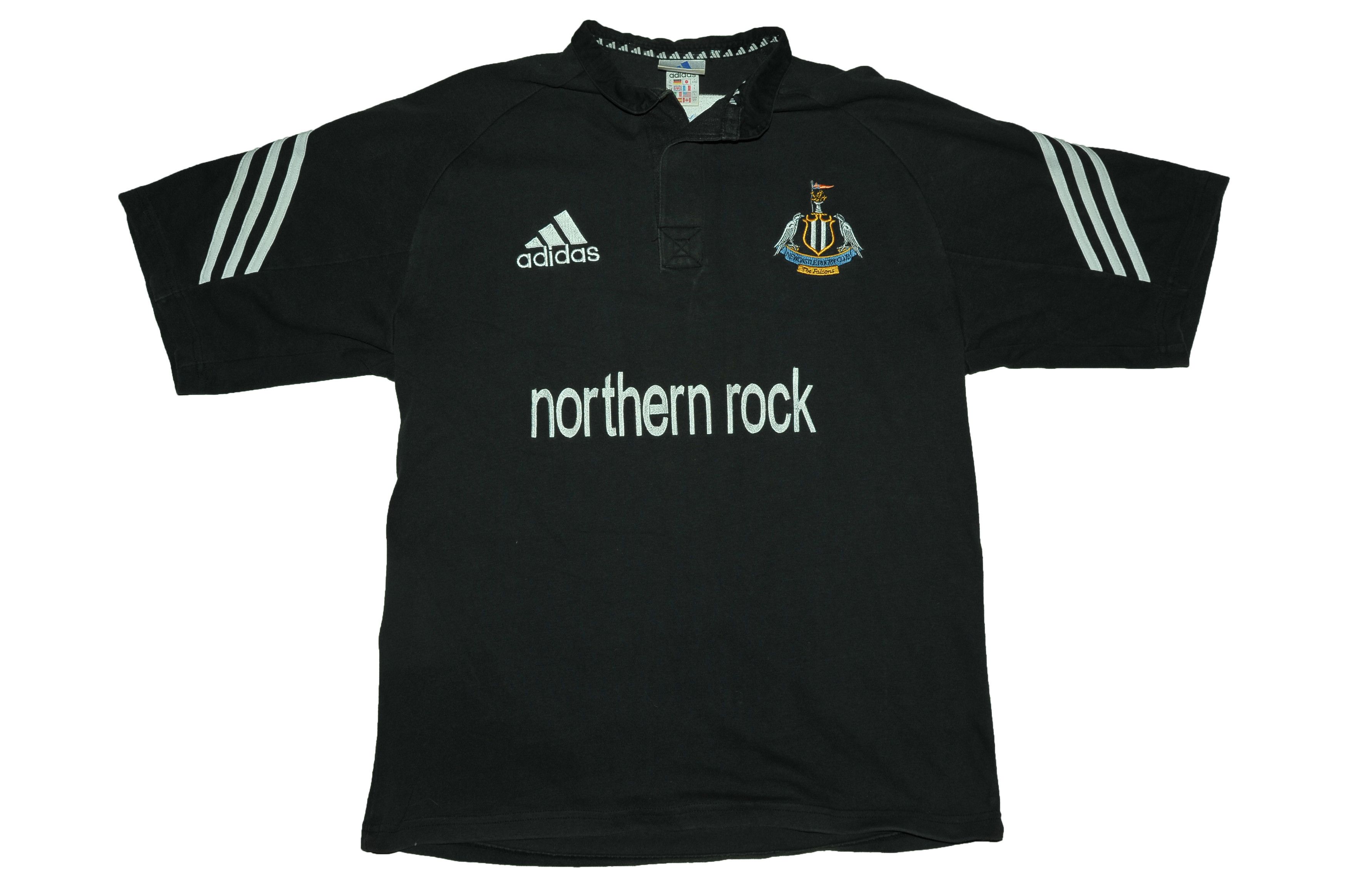 Adidas Vintage 90s Newcastle Polo Adidas Shirt Size US L / EU 52-54 / 3 - 1 Thumbnail