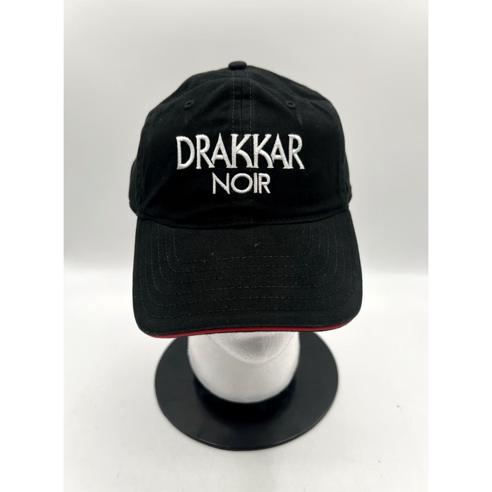 Bally DRAKKAR NOIR Baseball Cap Unbranded Adjustable StrapBack Dale Earnhardt JR. Logo Hat Black Adult Unisex Cap/Ball hat Size ONE SIZE - 2 Thumbnail