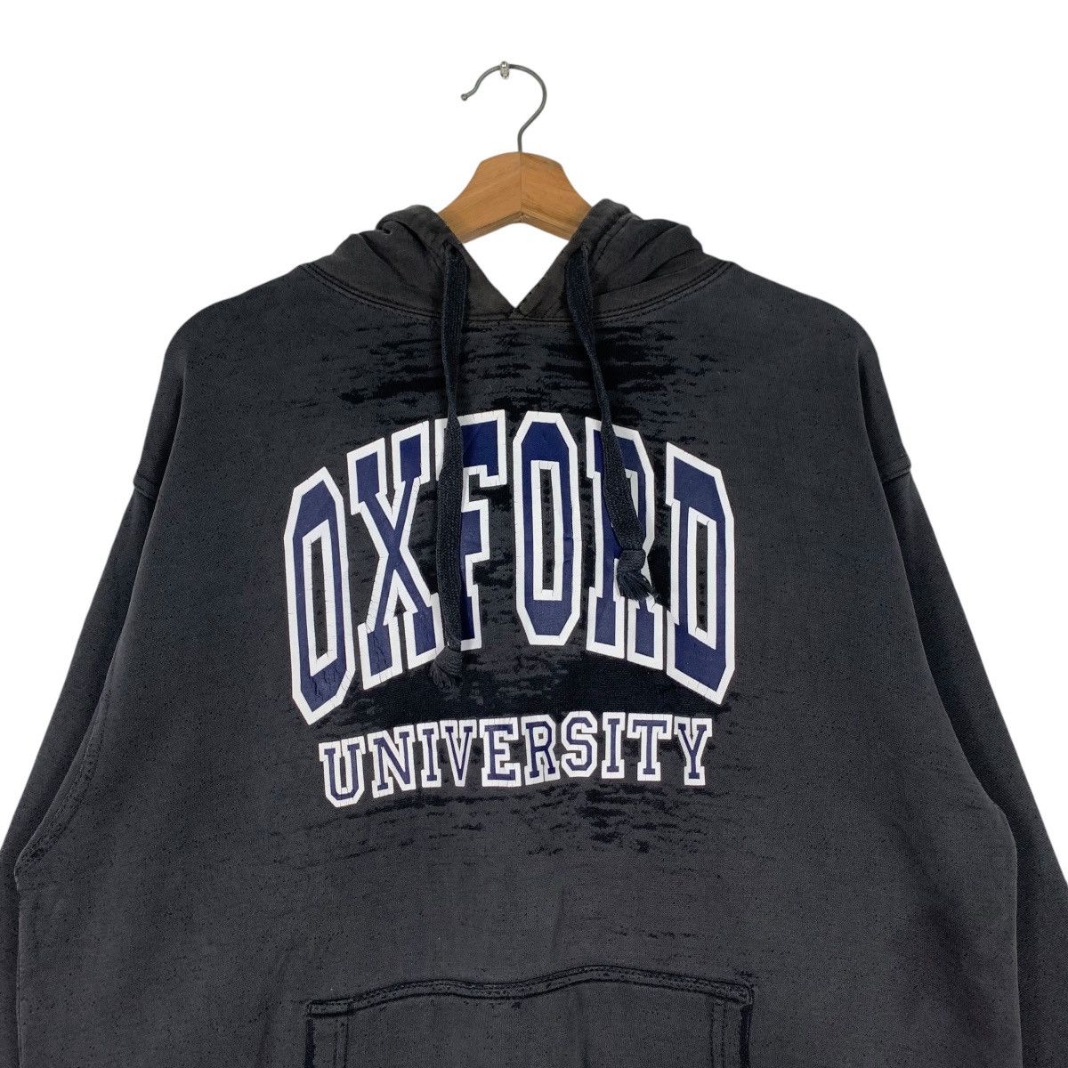 Japanese Brand OXFORD UNIVERSITY Big Logo Pullover Hoodies #1200-C55 Size US L / EU 52-54 / 3 - 11 Thumbnail