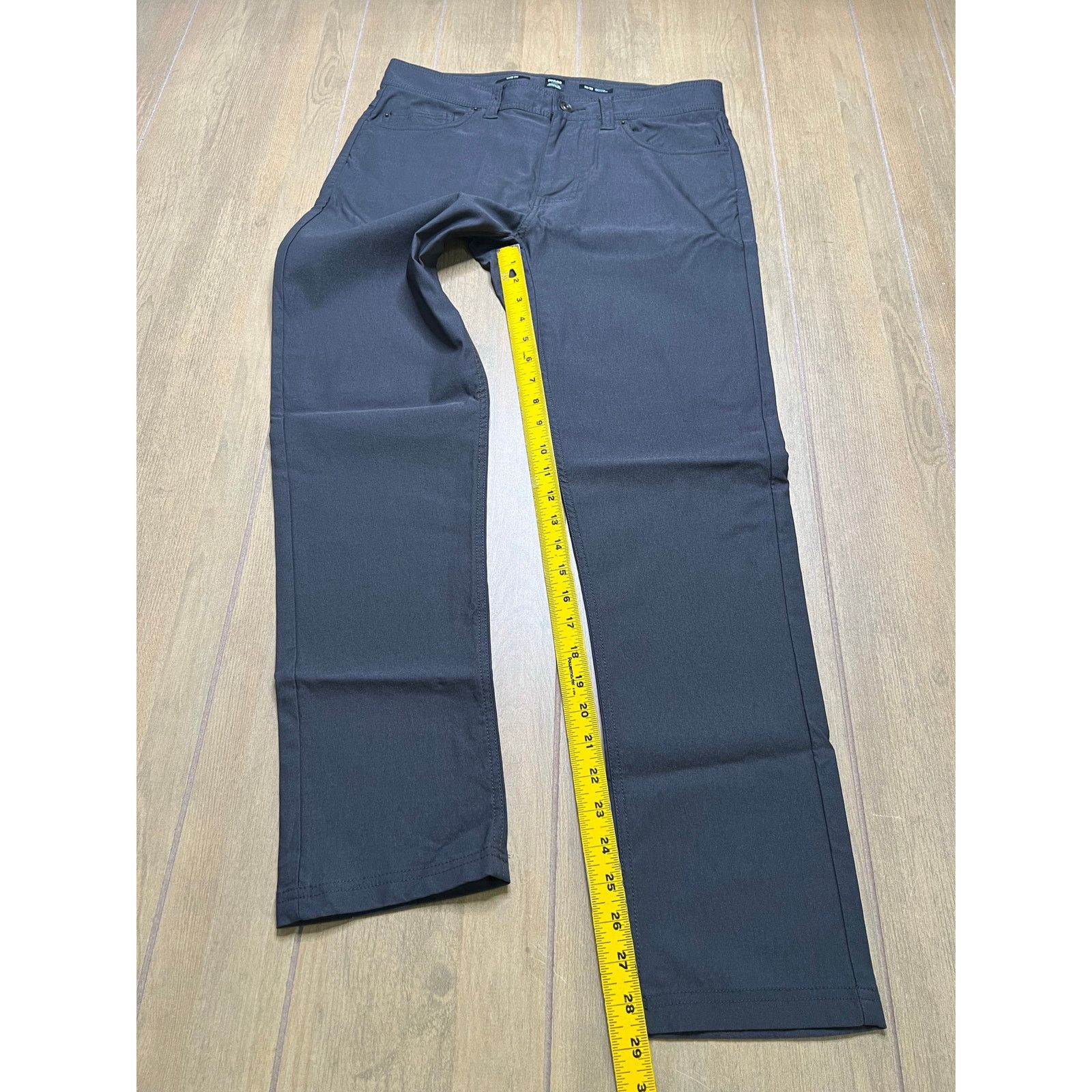 Prana prAna Slim Fit Pants Mens 32x30 Dark Gray Stretch Outdoor Size S / US 4 / IT 40 - 7 Thumbnail