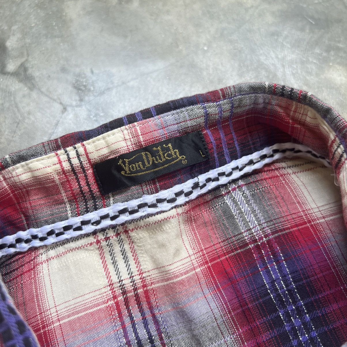 Von Dutch Von Dutch Motorcycles Flannel Shirt Size US L / EU 52-54 / 3 - 8 Thumbnail