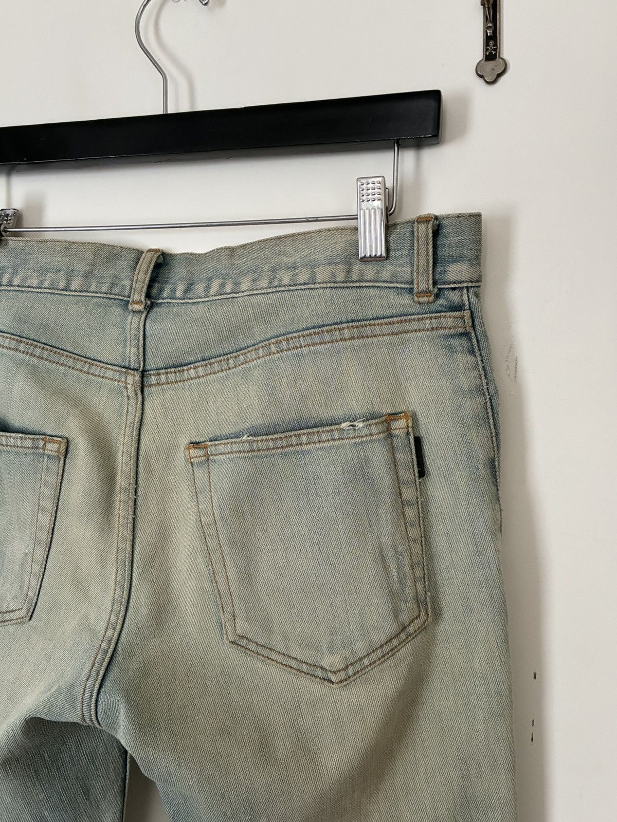 Saint Laurent Paris Saint Laurent Paris 2018 D02 Crash Denim Size US 31 - 7 Thumbnail