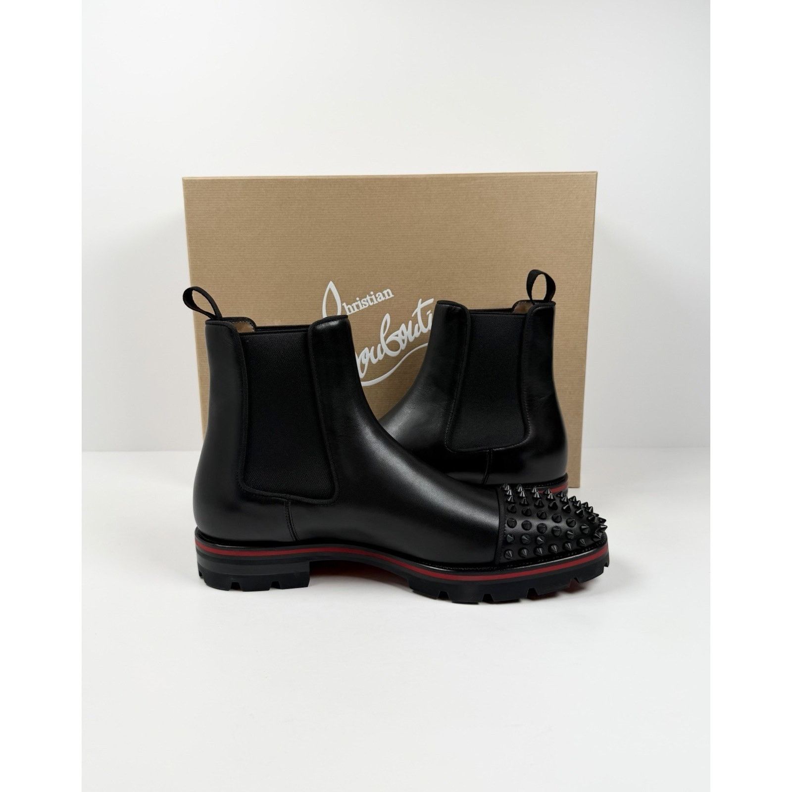 Christian Louboutin Size 41EU/8US - Christian Louboutin Melon Spikes Boots NEW Size US 8 / EU 41 - 5 Thumbnail