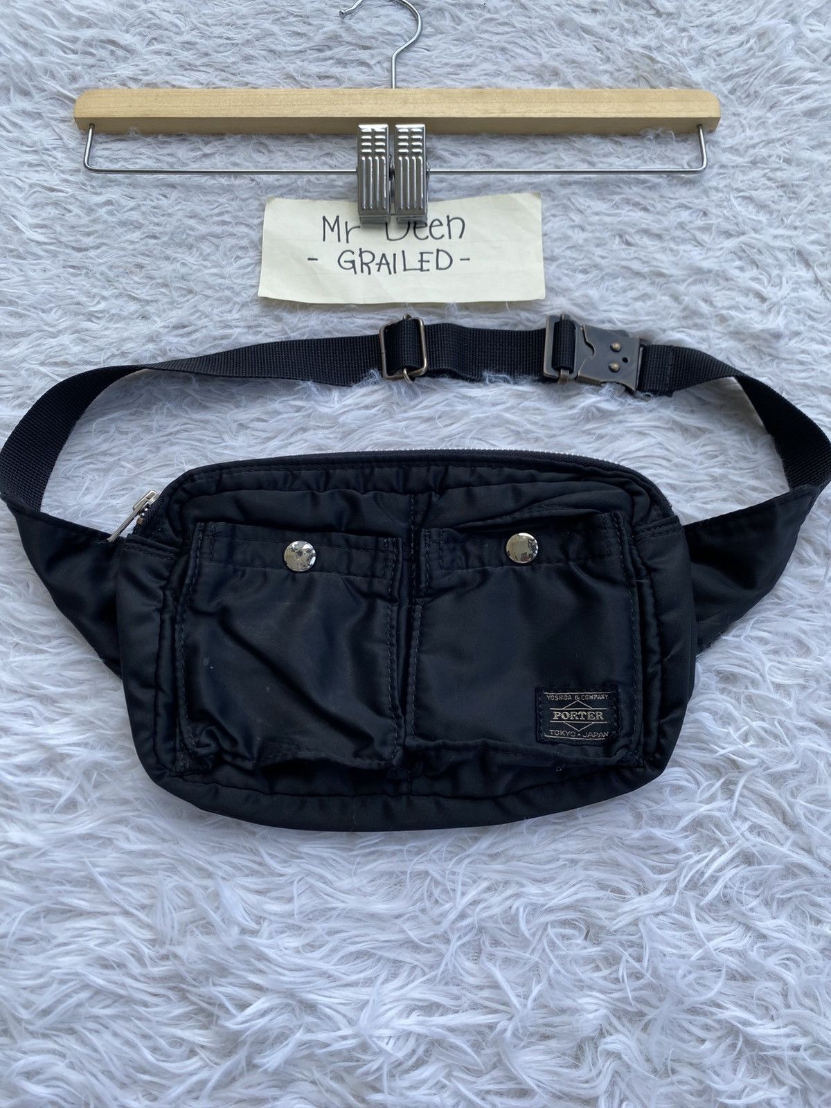 Porter Yoshida Porter 622-08723 Tanker Body Bag Waist Pouch used Size ONE SIZE - 6 Thumbnail