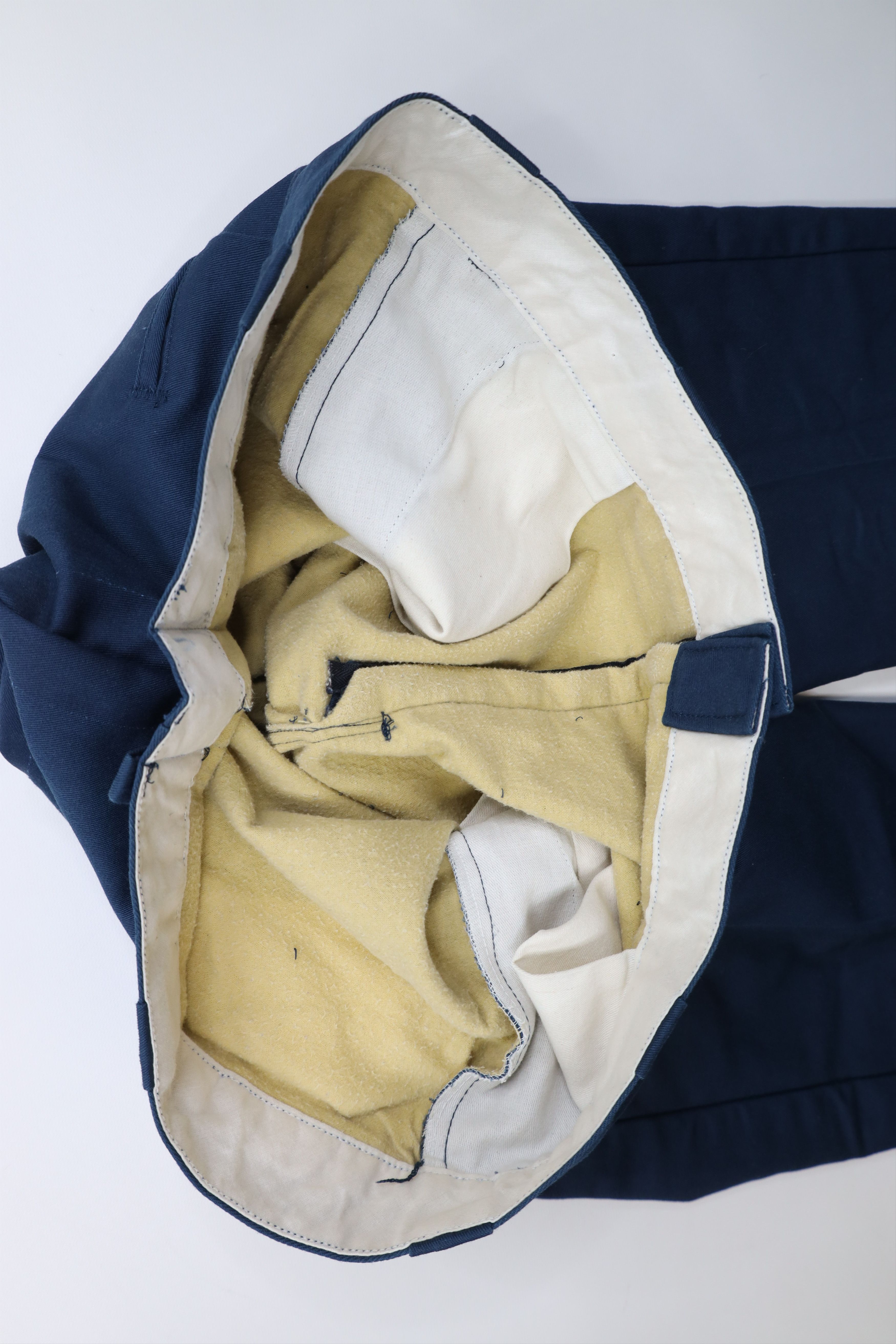 Dickies Vintage 70s Dickeis Chamois Lined Wide Leg Pants Blue USA Size US 38 / EU 54 - 10 Thumbnail
