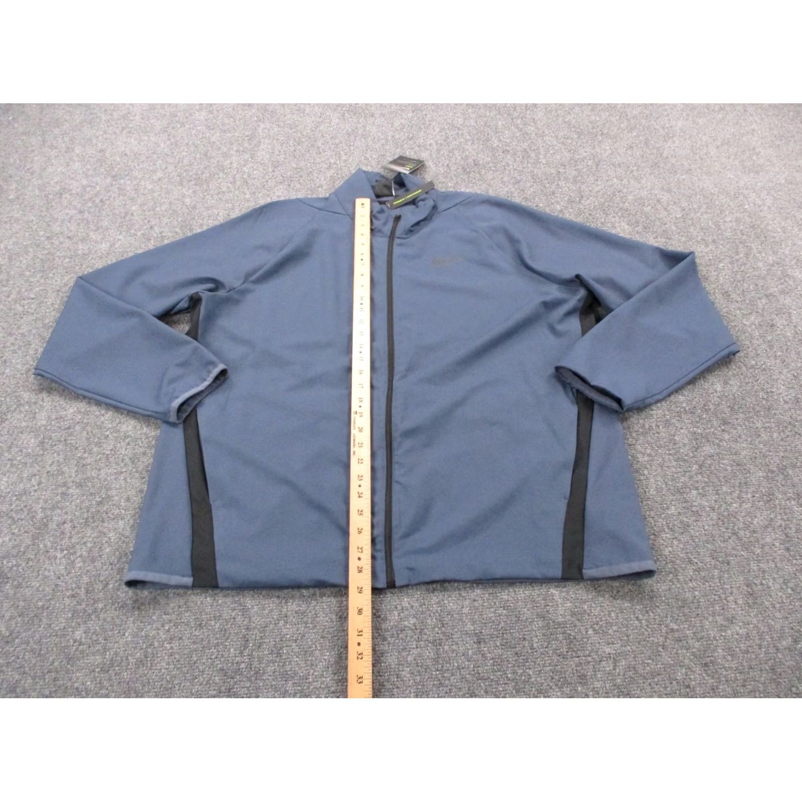 Nike Nike Jacket Mens XL Blue Dri Fit Full Zip Windbreaker Pockets Logo Athletic Regular Size Type Jacket 928010 NEW Size US XL / EU 56 / 4 - 3 Thumbnail