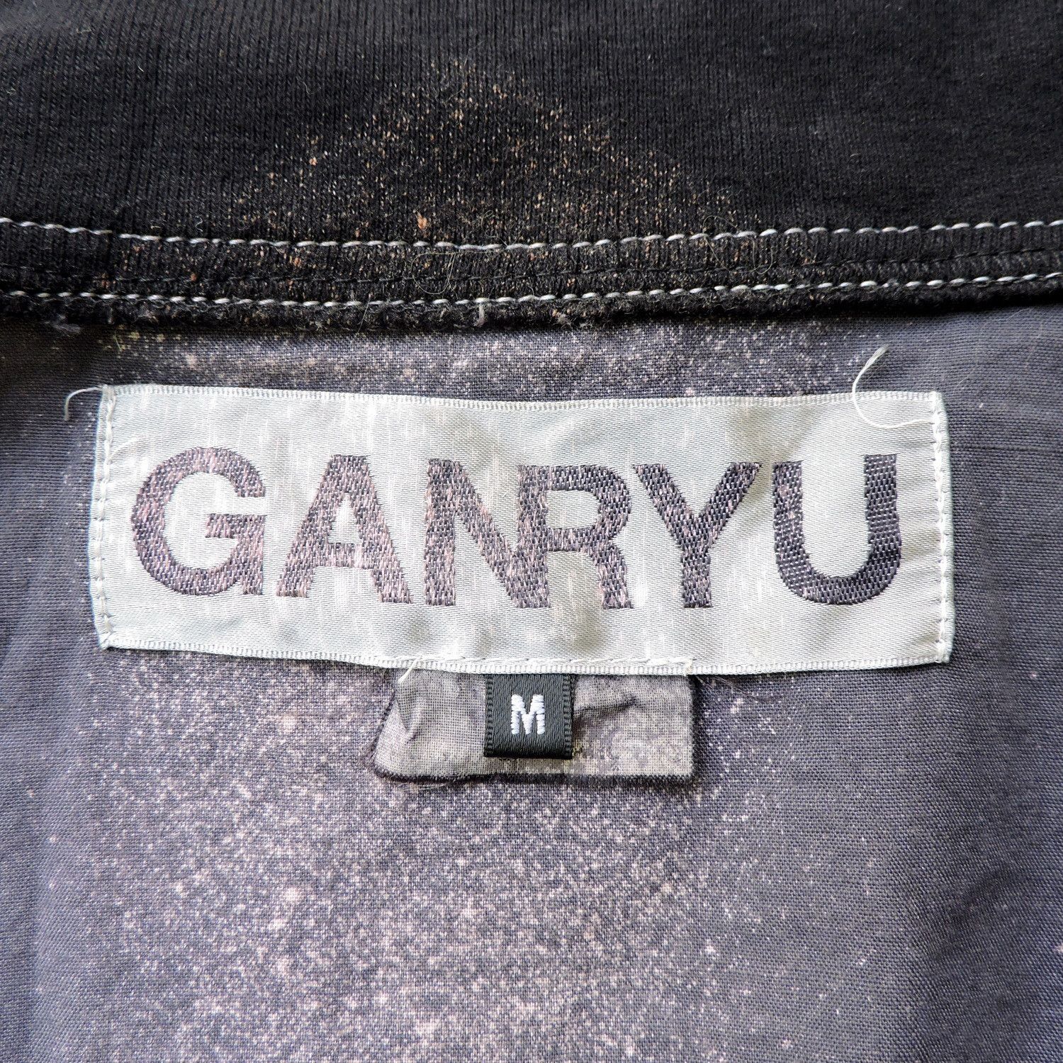 FUMITO GANRYU BLEACHING 'INFORMATION ISN'T KNOWLEDGE' JACKET