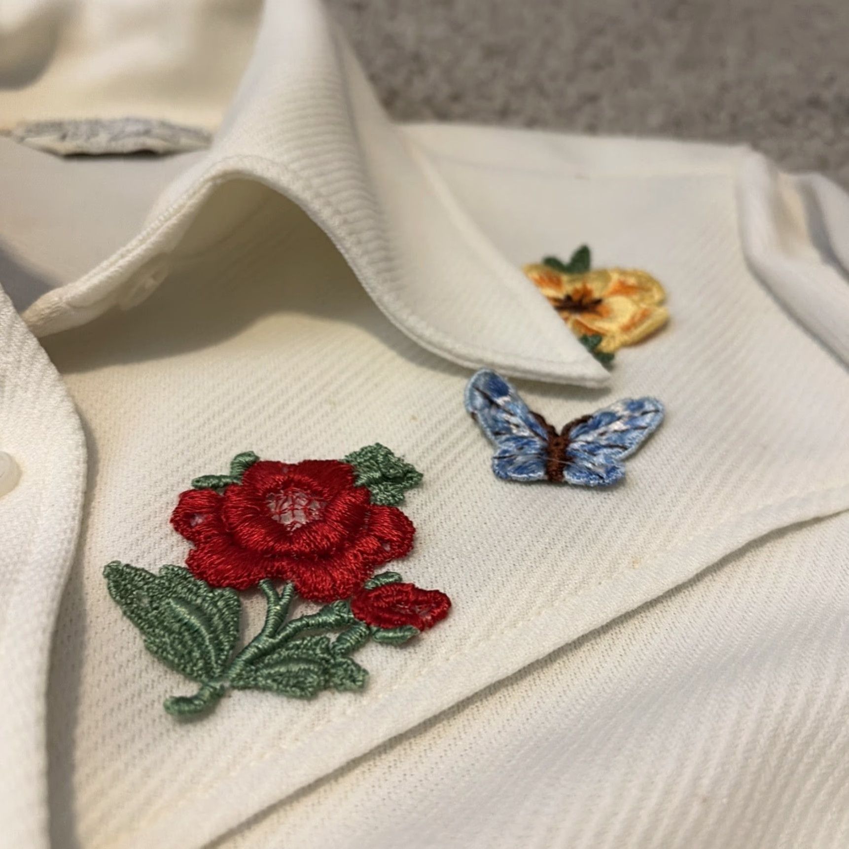 Vintage VINTAGE NPC Fashions Button Up Floral Embroidered White Blouse Shirt Women 70s Secretary Geek L White Floral Embroidered 1970s NPC Fashions Women L Size L / US 10 / IT 46 - 5 Thumbnail