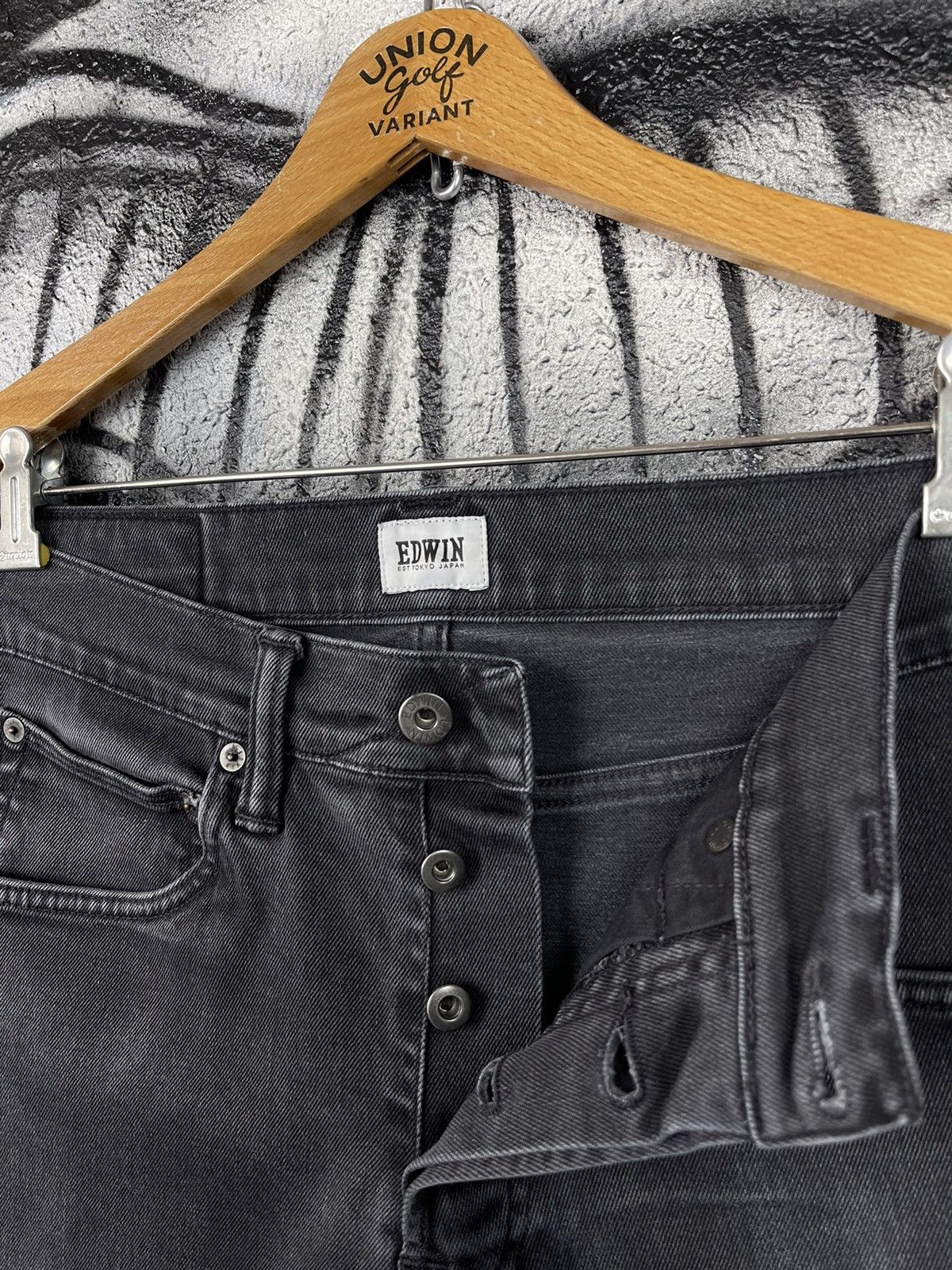 Edwin Edwin ED-55 Regular Tapered Grey Jeans Men’s Size 31x32 Size US 31 - 9 Thumbnail