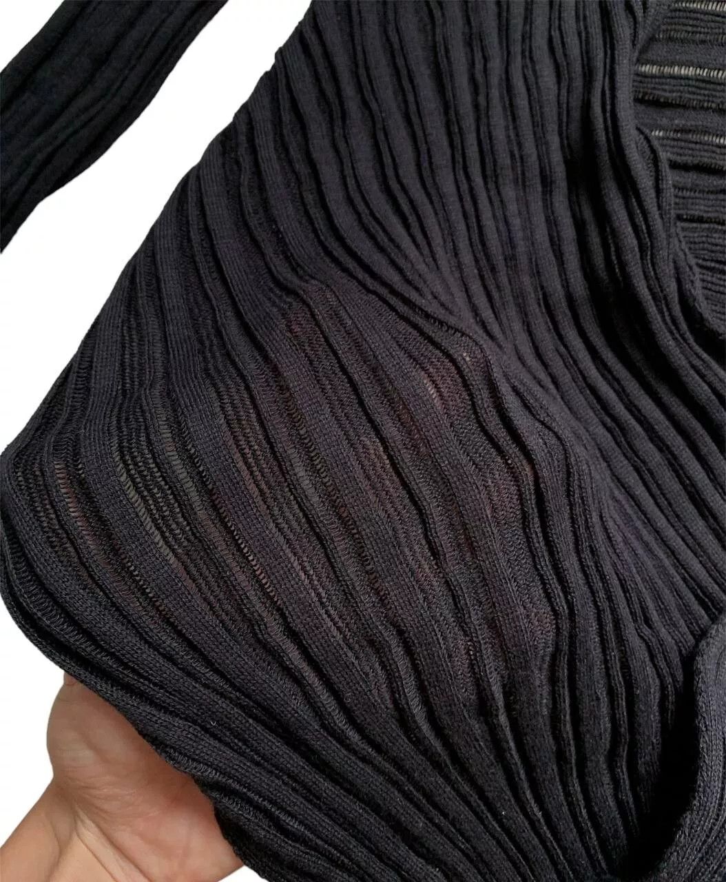 Other IOANNA KOURBELA Archetype Linen Wrap Cardigan Sweater black Size M / US 6-8 / IT 42-44 - 4 Thumbnail