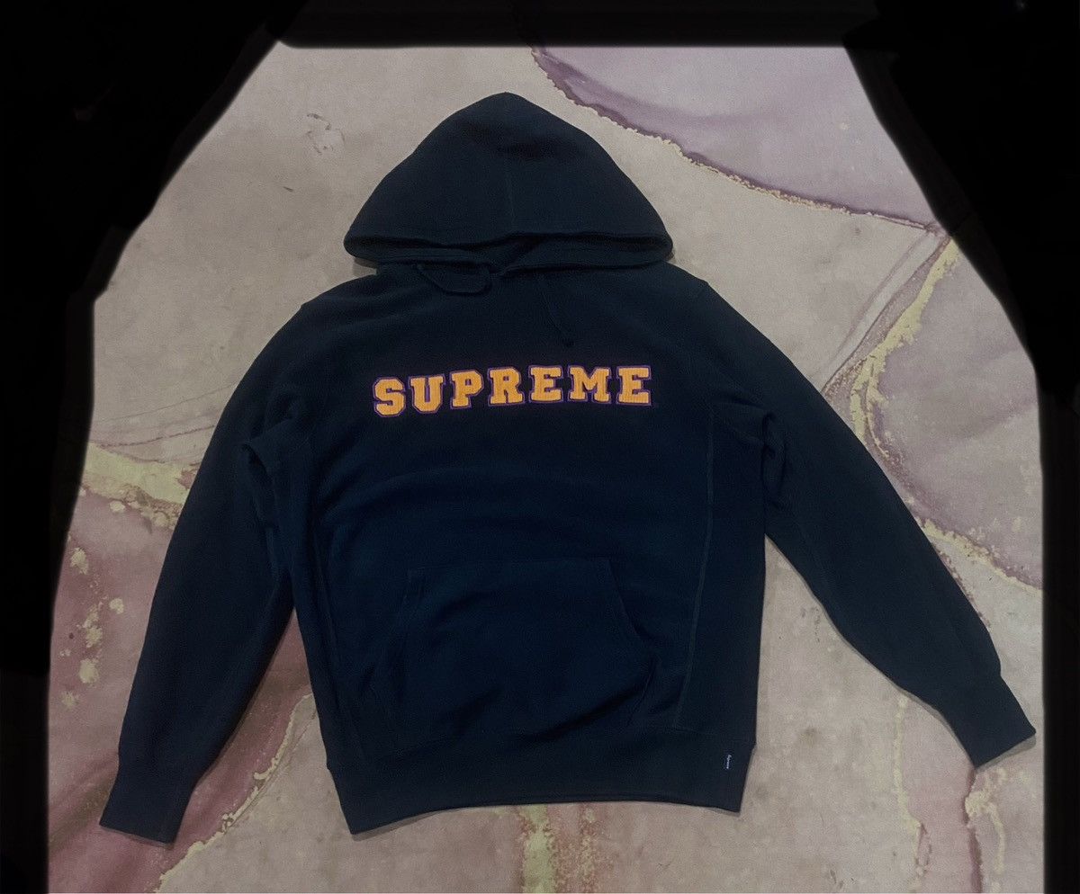 Supreme Supreme cord collegiate hoodie Size US L / EU 52-54 / 3 - 3 Thumbnail