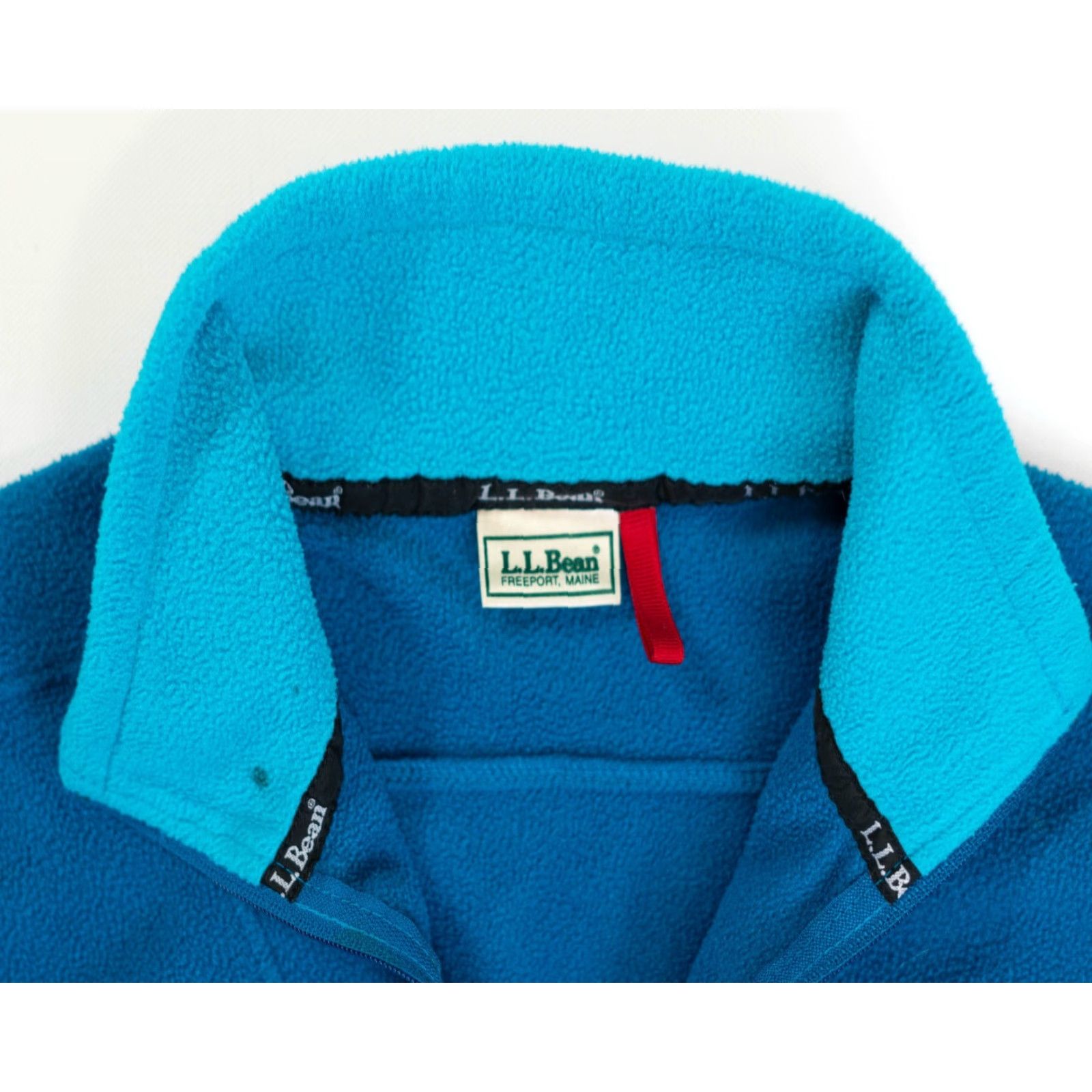 Vintage VINTAGE L.L. Bean Jacket Blue Women Medium Regular Fleece Zip Full Pockets 90s Outdoor USA Shirt/Coat? Size M / US 6-8 / IT 42-44 - 2 Thumbnail