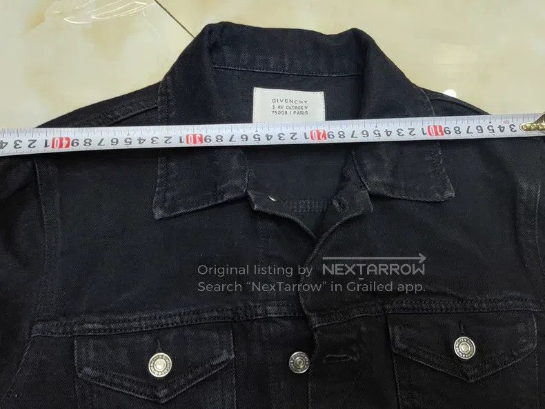 Givenchy Givenchy Men's black denim jacket, size M, made in Italy Size US M / EU 48-50 / 2 - 7 Thumbnail