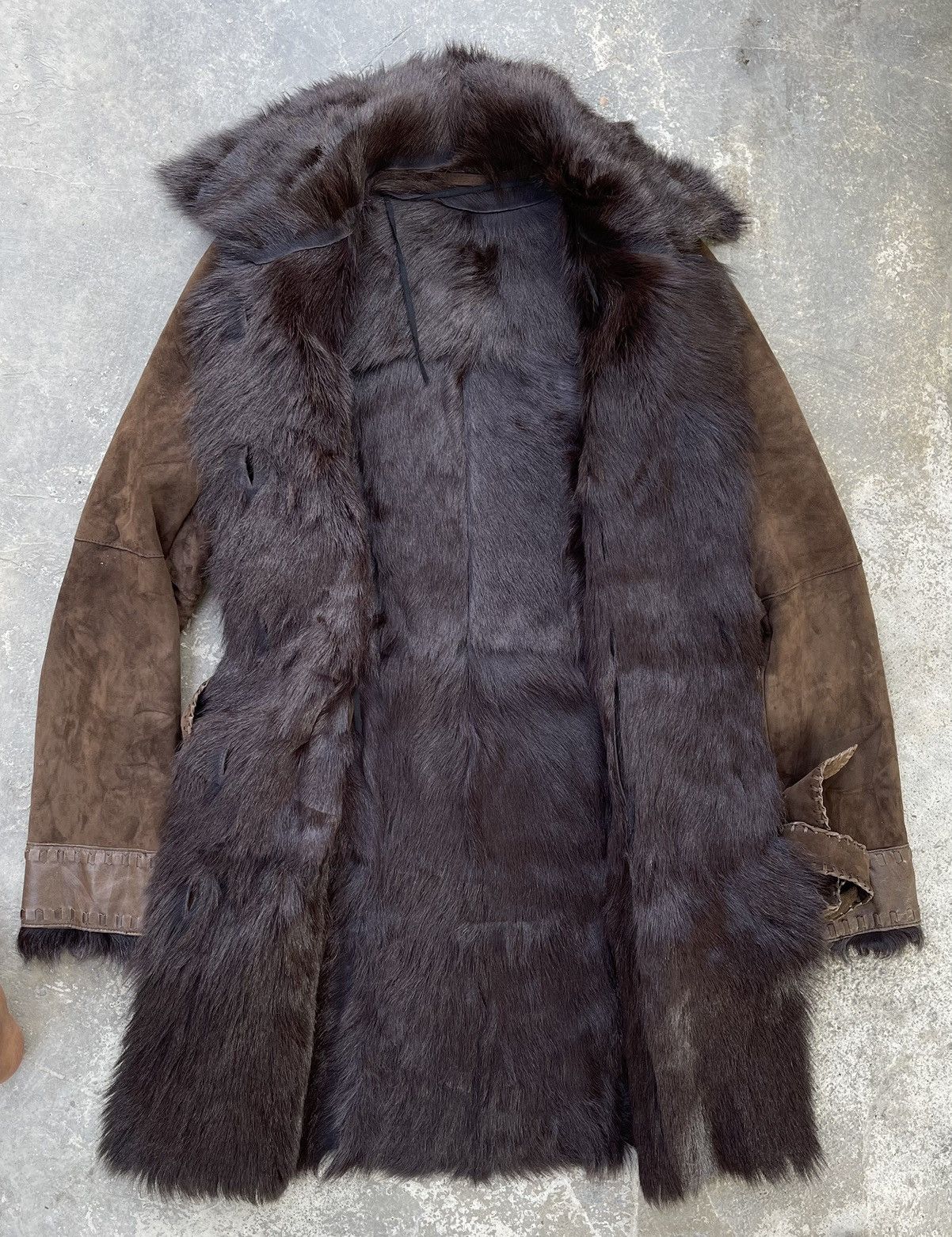 Burberry 🔥BURBERRY BLUE LABEL FAUX FUR LINING SHEEPSKIN LEATHER COAT Size S / US 4 / IT 40 - 7 Thumbnail