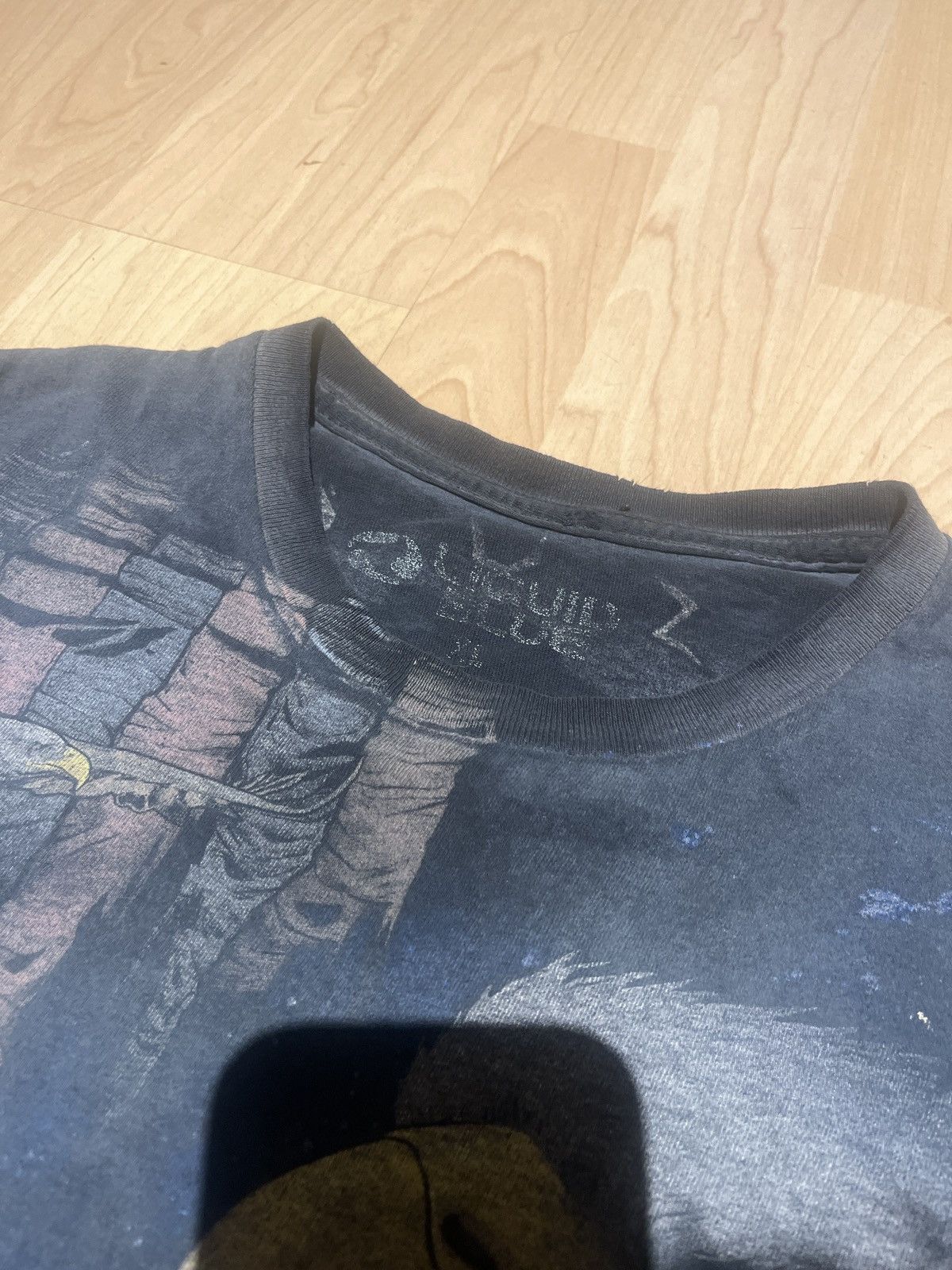 Liquid Blue × Vintage Vintage 90s faded AOP Liquid Blue Eagle Native American tee Size US XL / EU 56 / 4 - 2 Thumbnail