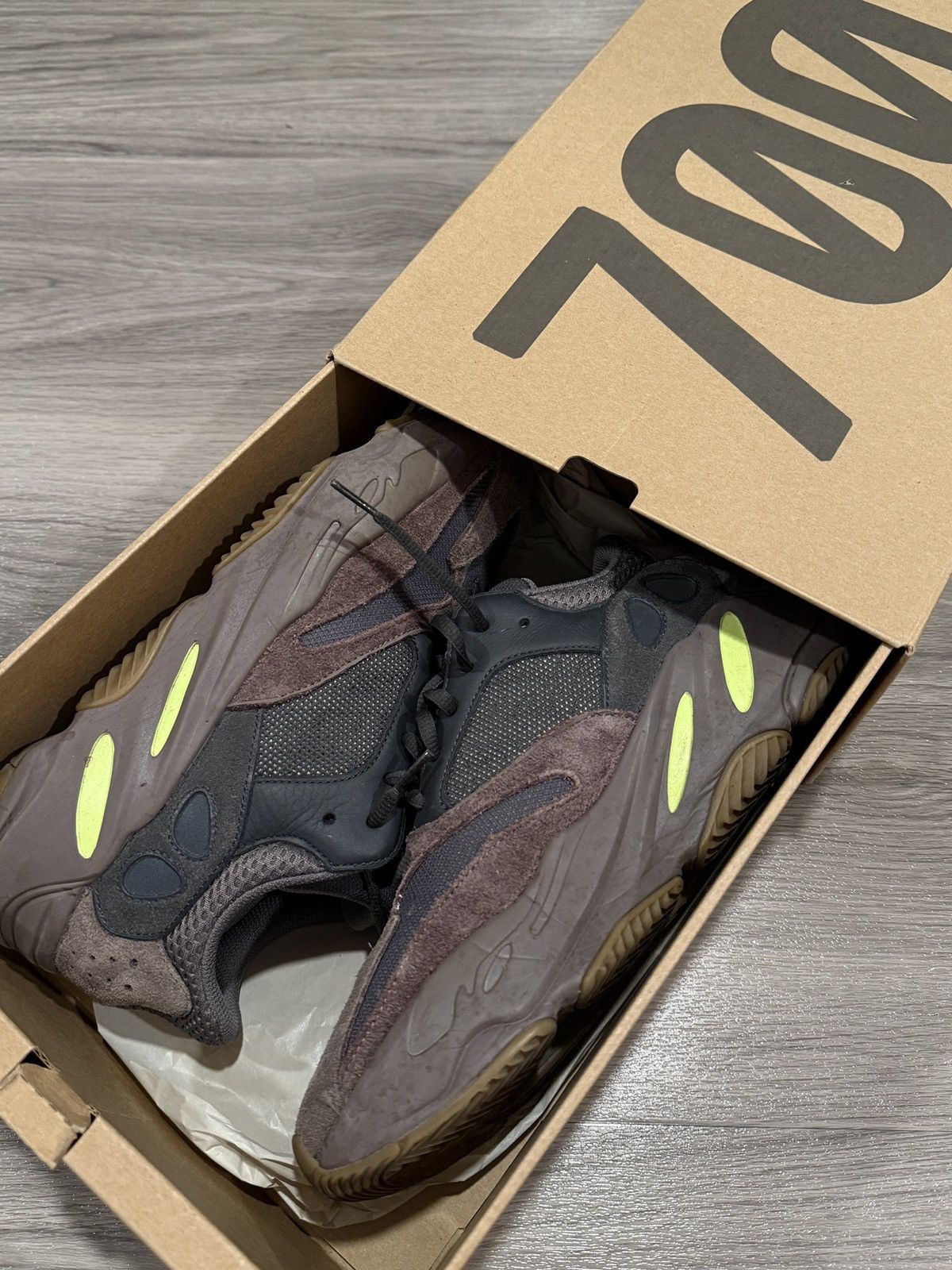 Adidas Adidas Yeezy Boost 700 Mauve 2018 (EE9614) Size US 10 / EU 43 - 8 Thumbnail