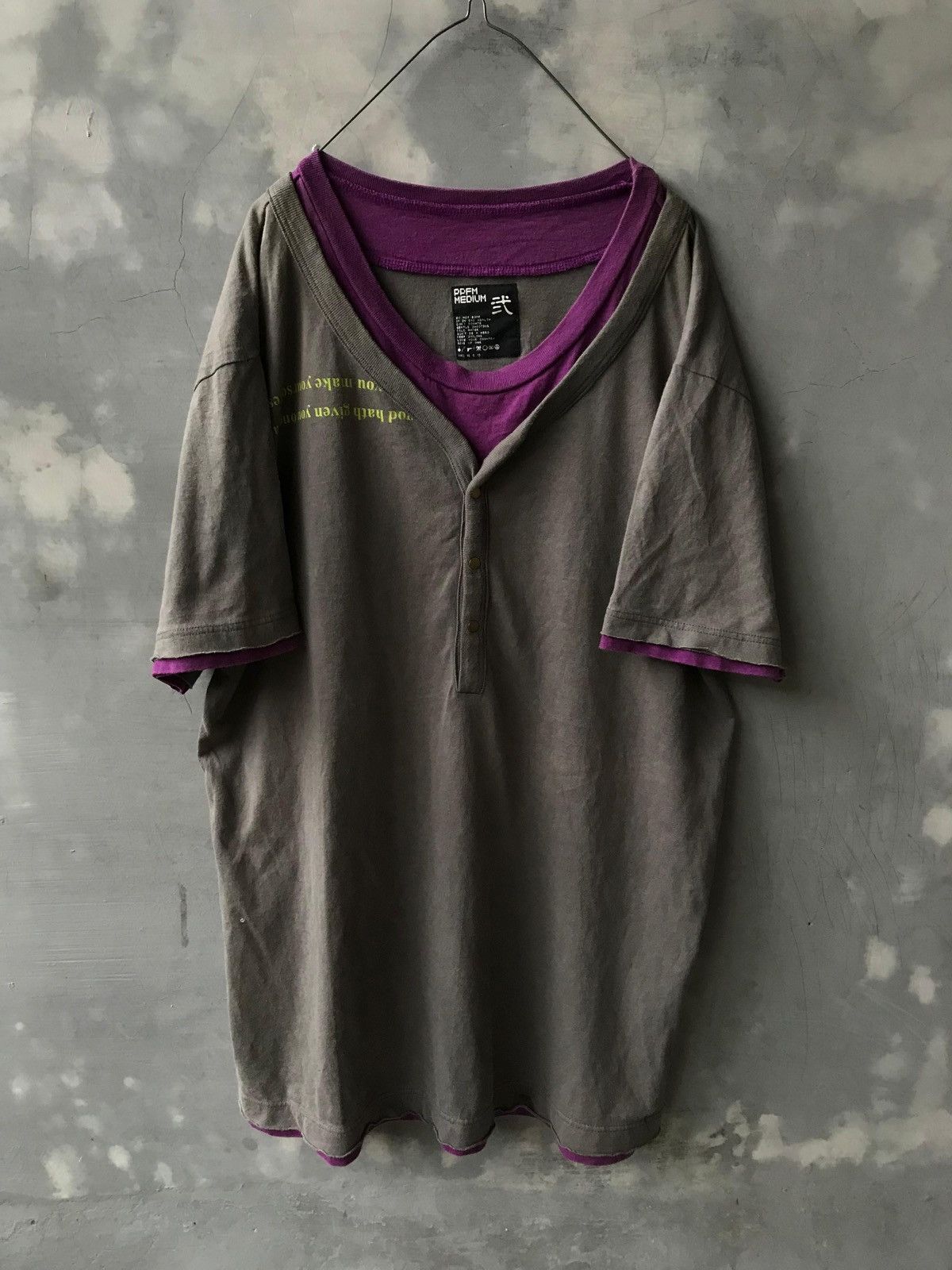 PPFM PPFM double layer t shirt 2000s Size US M / EU 48-50 / 2 - 1 Thumbnail