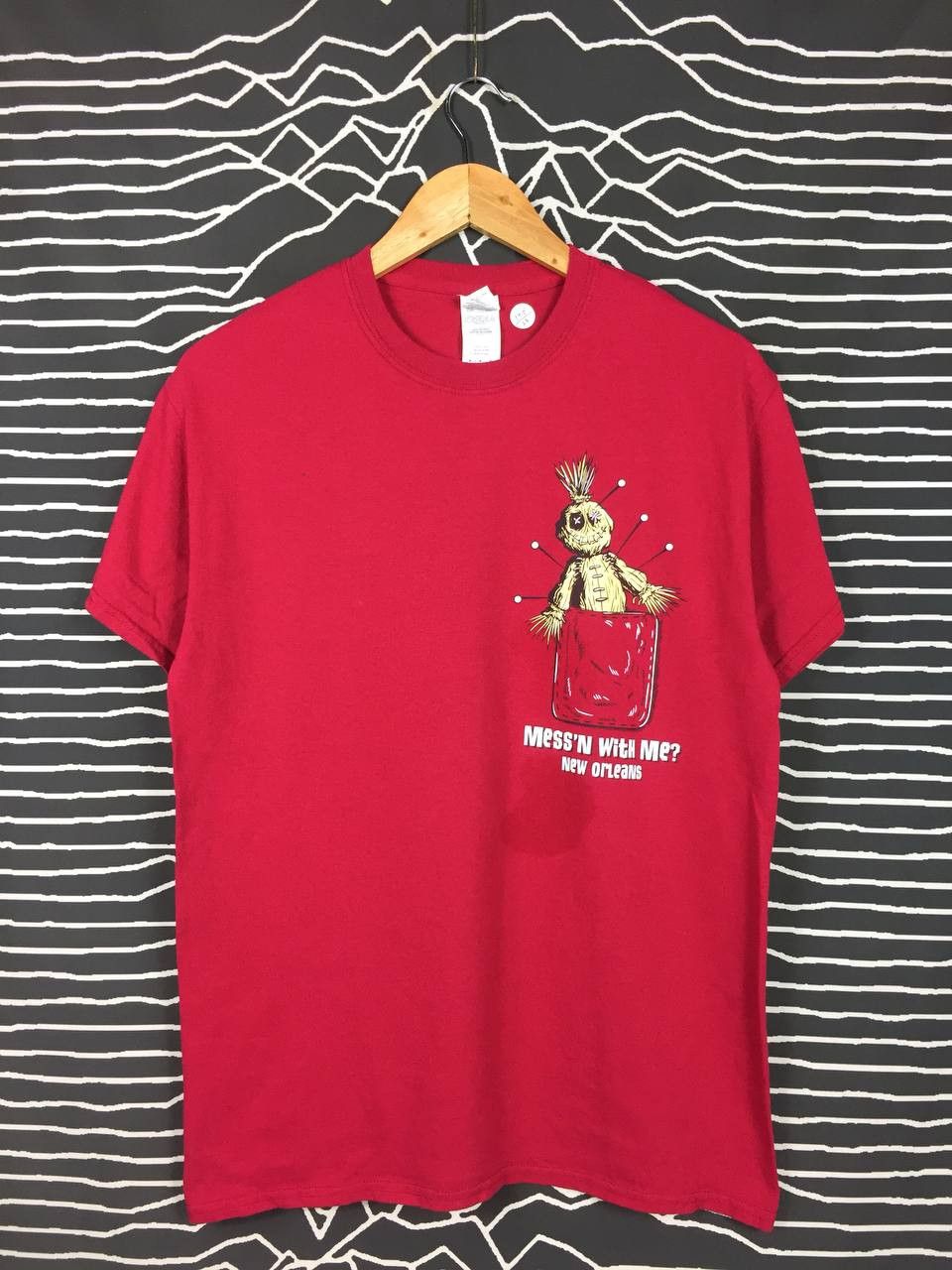 Gildan × Vintage New Orleans Voodoo Doll Mess'n With Me Graphic Tee Size US M / EU 48-50 / 2 - 5 Thumbnail