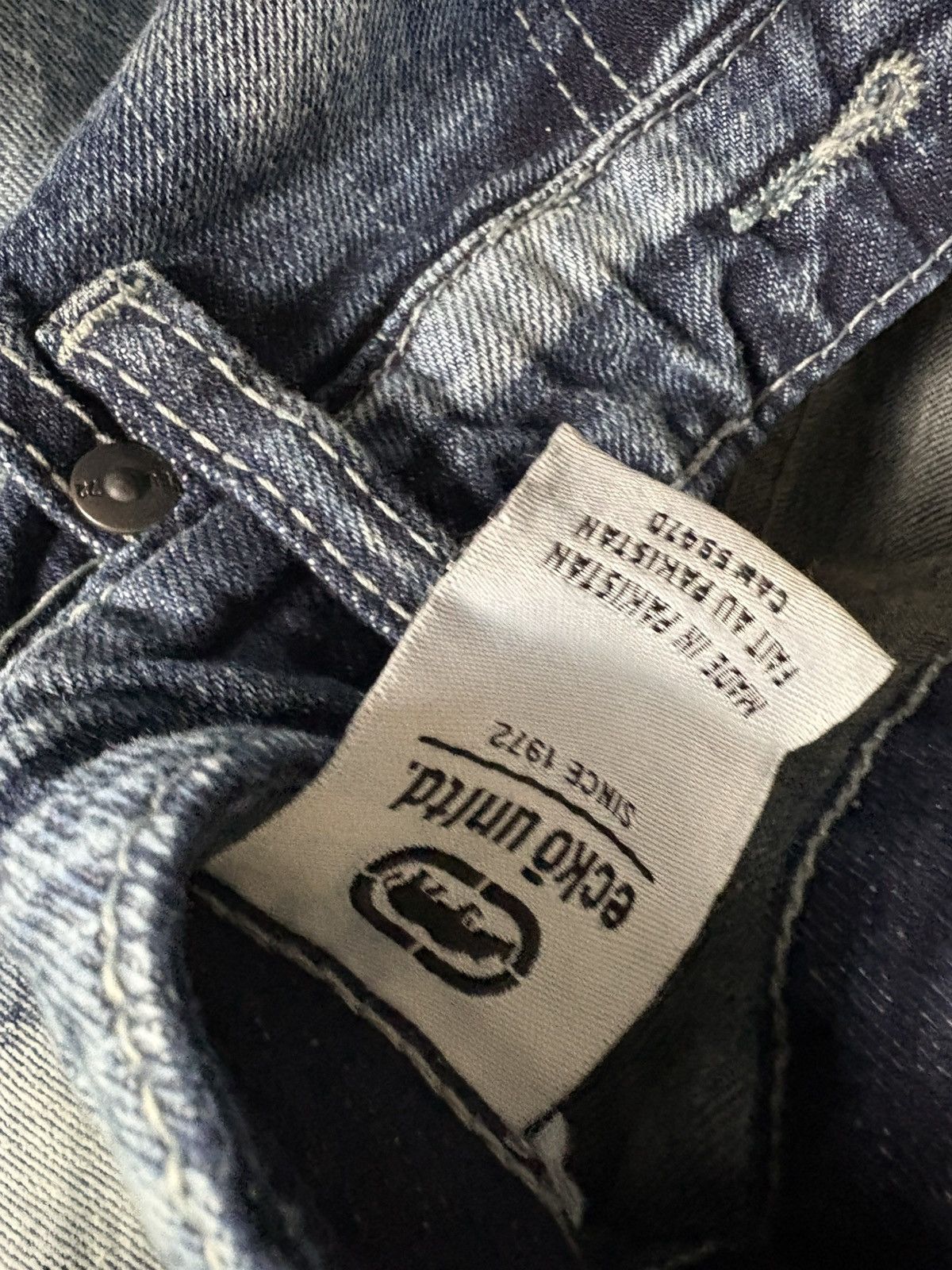 Ecko Unltd. × Vintage Vintage Ecko unitd Y2K faded jeans Size US 36 / EU 52 - 3 Thumbnail