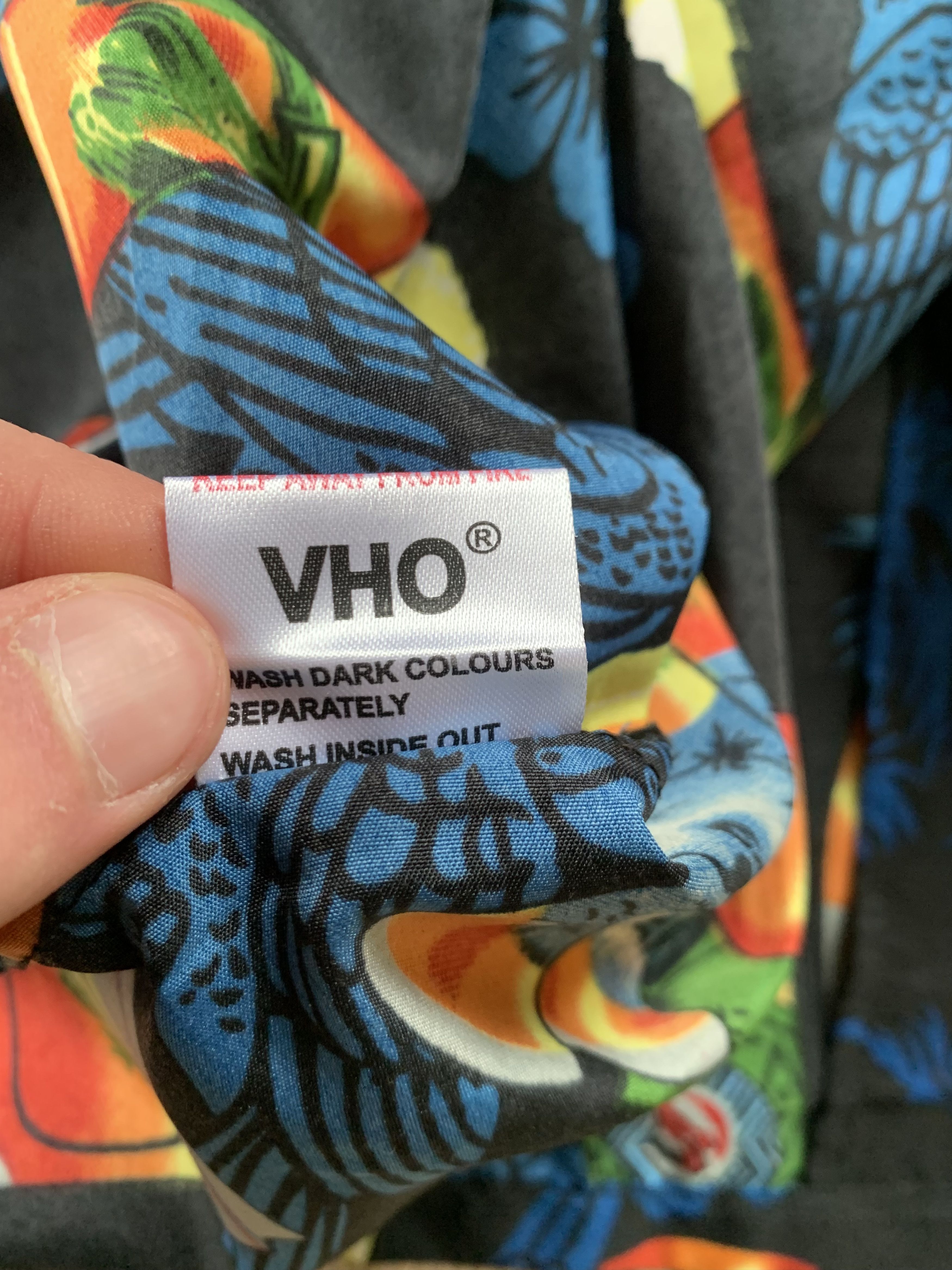 Other VHO Crazy Black Hawaiian Shirt Size US L / EU 52-54 / 3 - 7 Thumbnail