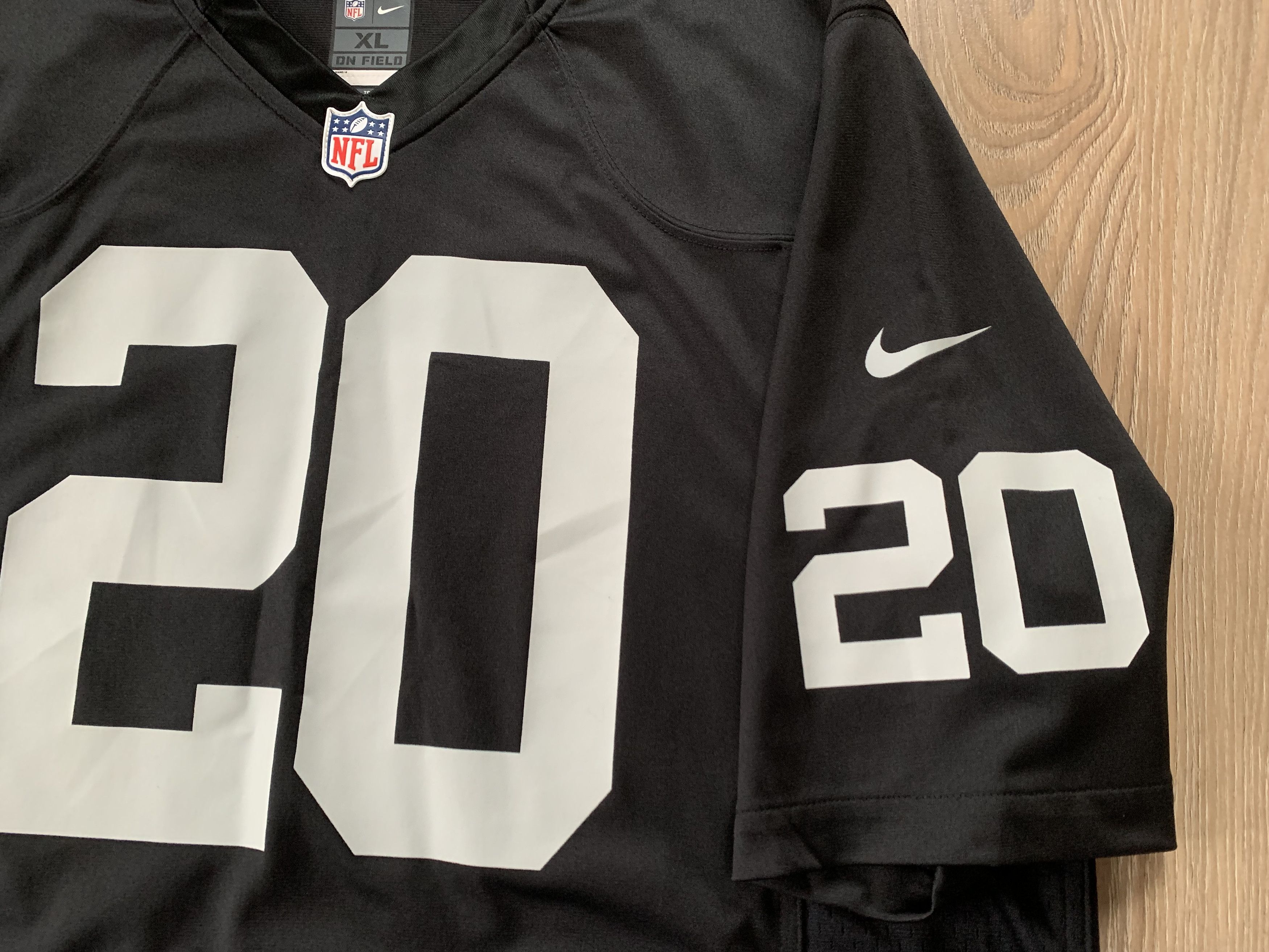 NIKE NFL Raiders Mcfadden #20 ゲームシャツ Authentic Oakland Raiders #20 Darren McFadden NFL Football