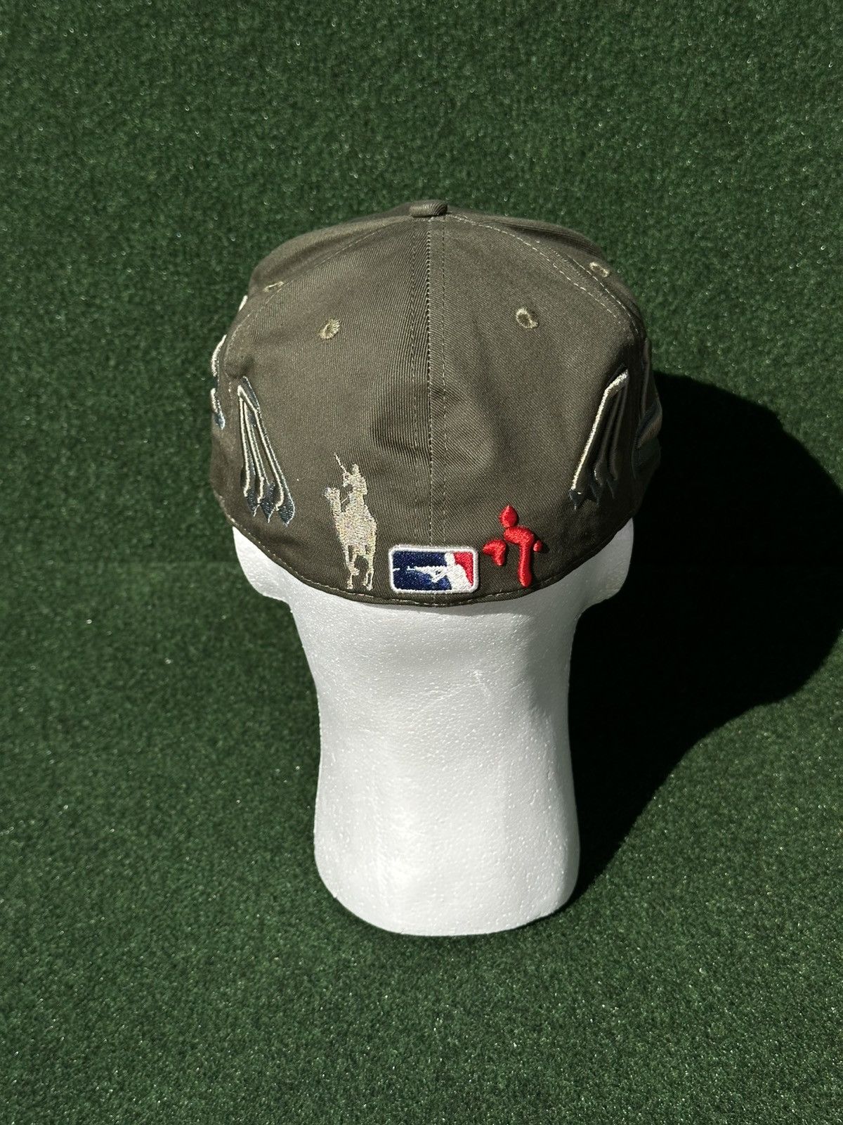 Aris Tatalovich VERY RARE MURD333R.FM 7 3/8 FTTED OLIVE CAP HAT Size ONE SIZE - 3 Thumbnail
