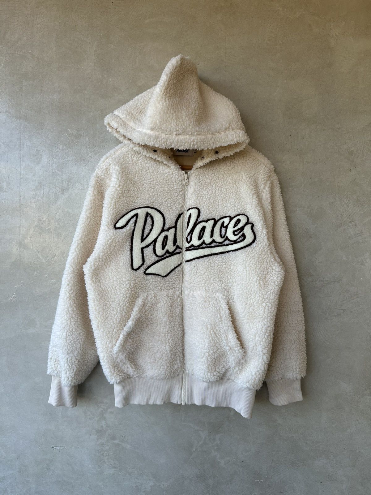 Palace PALACE SCRIPT HOOD NATURAL Winter 2023 Collection Size US S / EU 44-46 / 1 - 2 Thumbnail