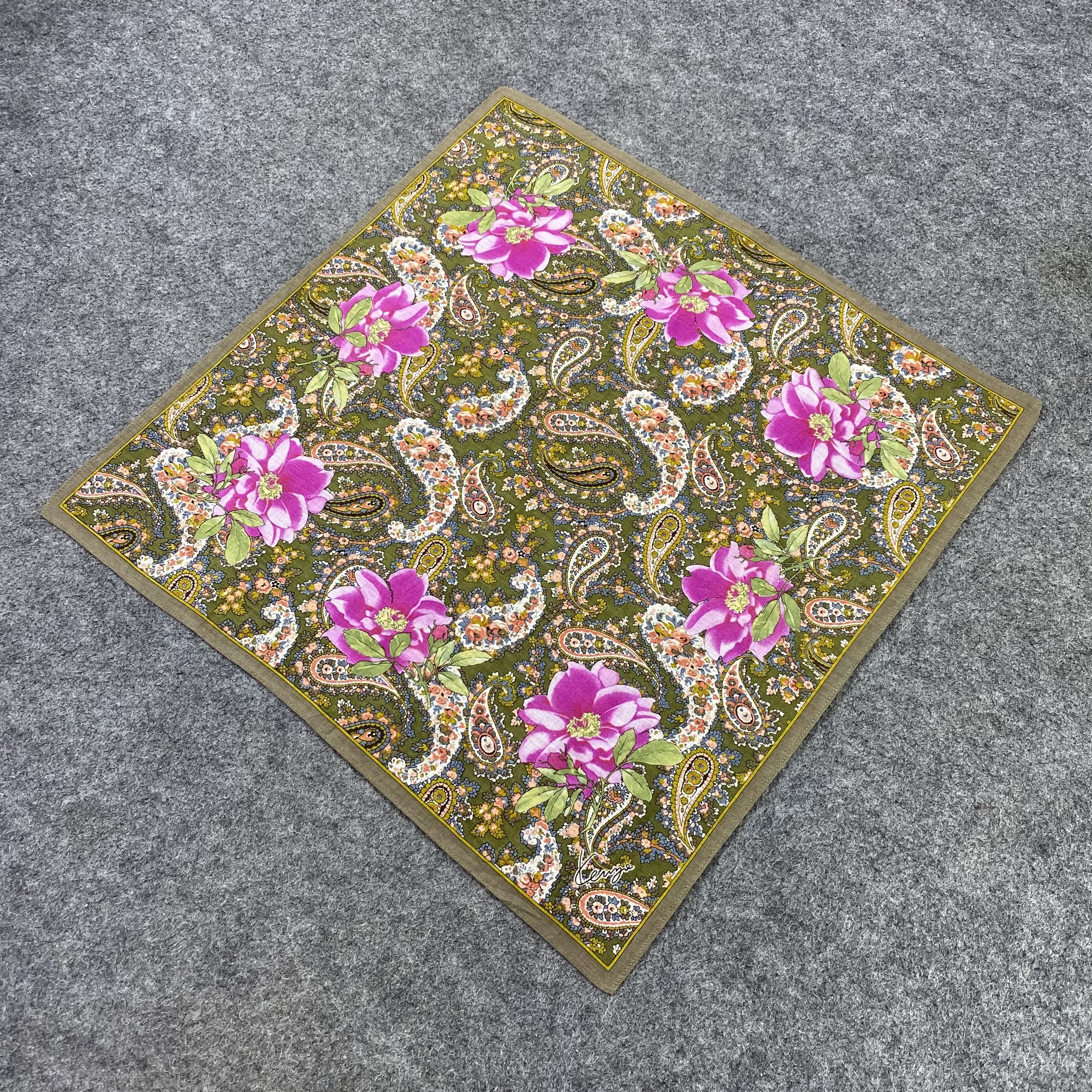 Kenzo Kenzo Handkerchief Neckerchief Bandana-B1823 Size ONE SIZE - 4 Thumbnail