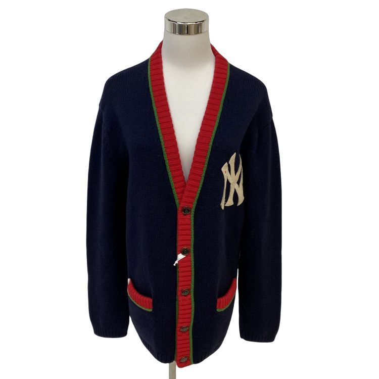 Gucci Gucci NY Yankees Wool Cardigan Size M Size US M / EU 48-50 / 2 - 1 Thumbnail