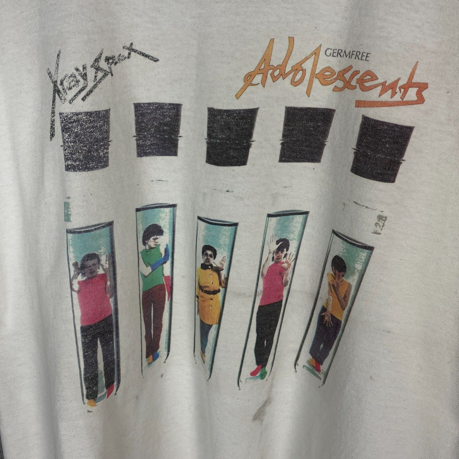 Band Tees X-Ray Spex Tee Men's Size XL White Short Sleeve ` Size US XL / EU 56 / 4 - 5 Thumbnail