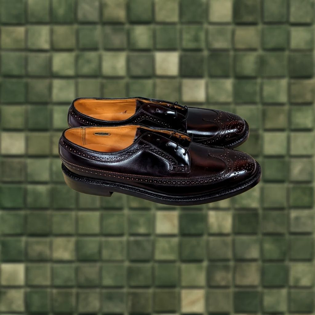 Florsheim Imperial Barletta Dress Shoes Men’s 11.5 D Brown Leather Alligator Vintage Florsheim Alligator Shoe: Royal Imperial Regency  main image 2