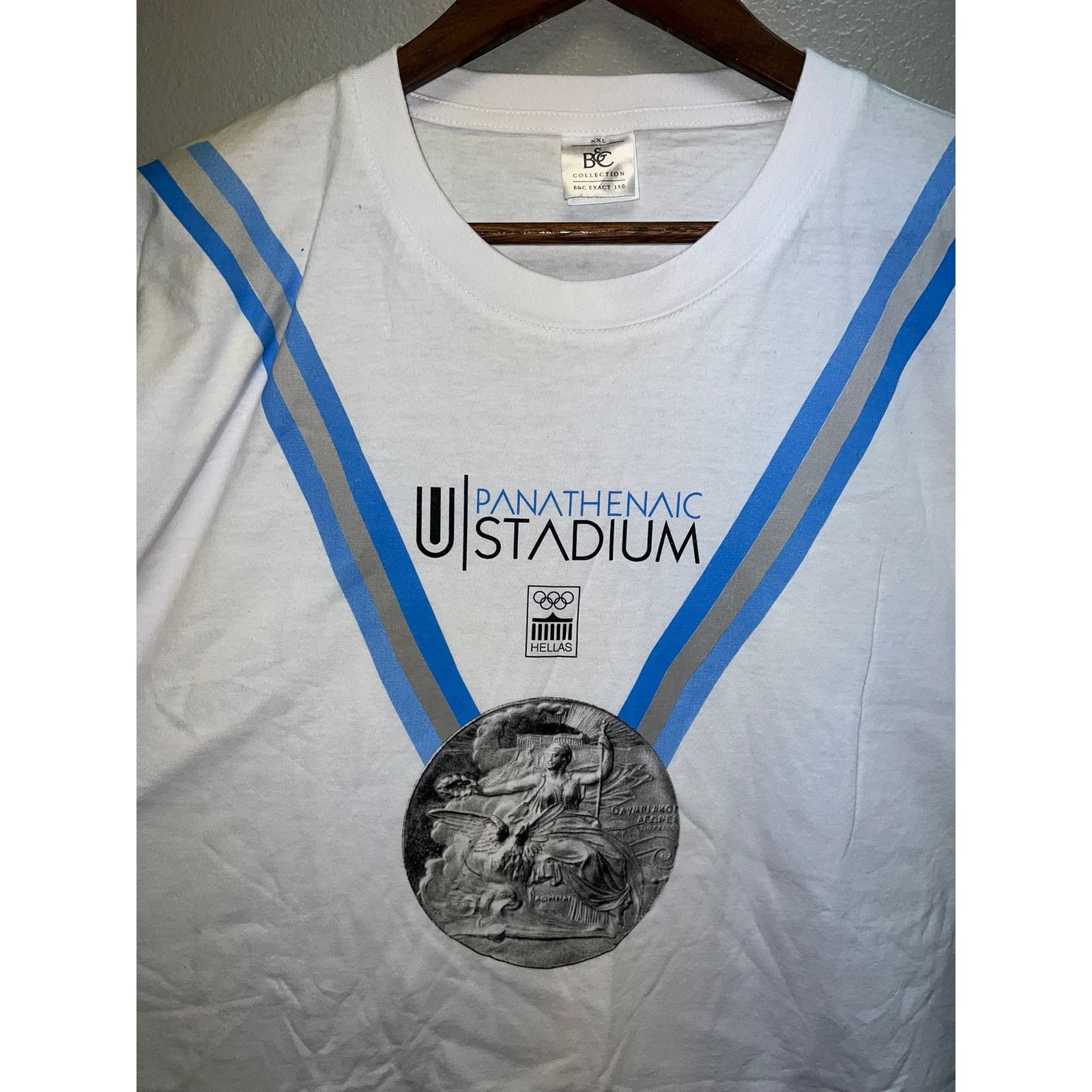 Vintage Vintage Olympics Shirt Green Panathenaic Stadium Tee XL Size US XL / EU 56 / 4 - 2 Thumbnail