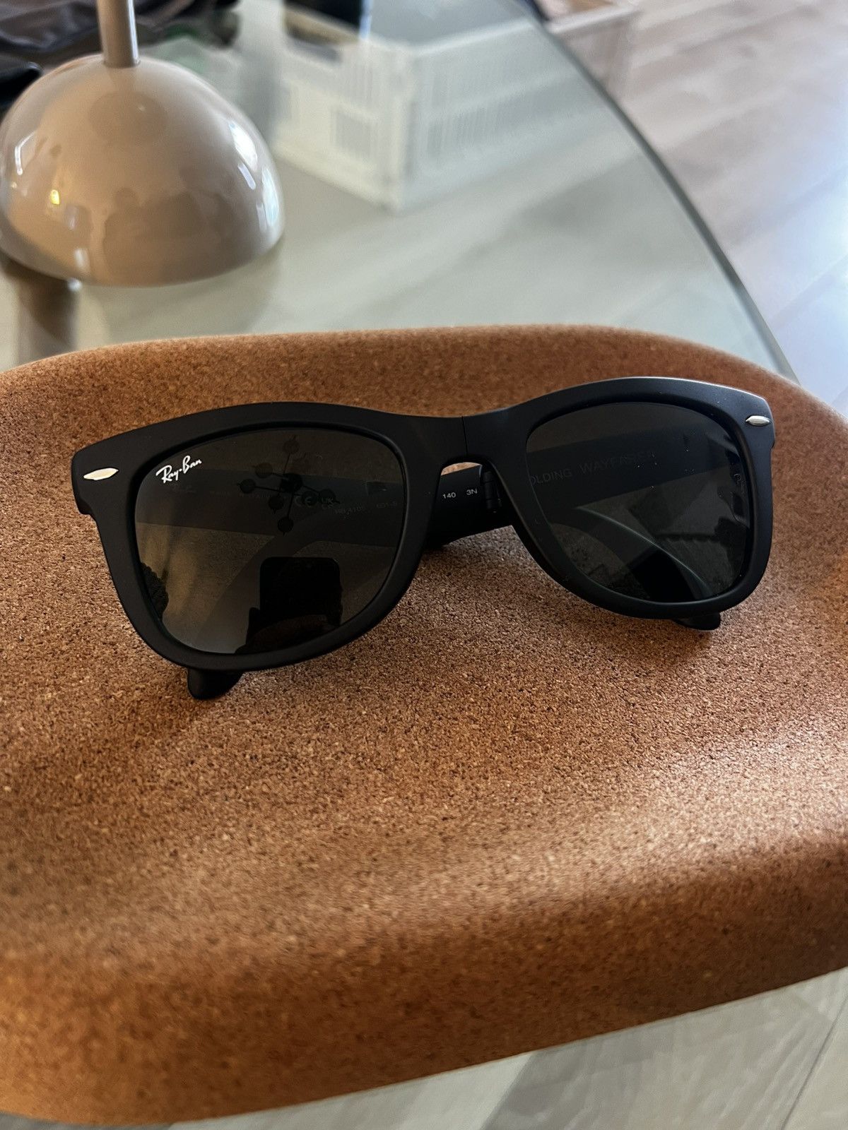 RayBan Rayban folding wayfarer matte black Size ONE SIZE - 1 Thumbnail
