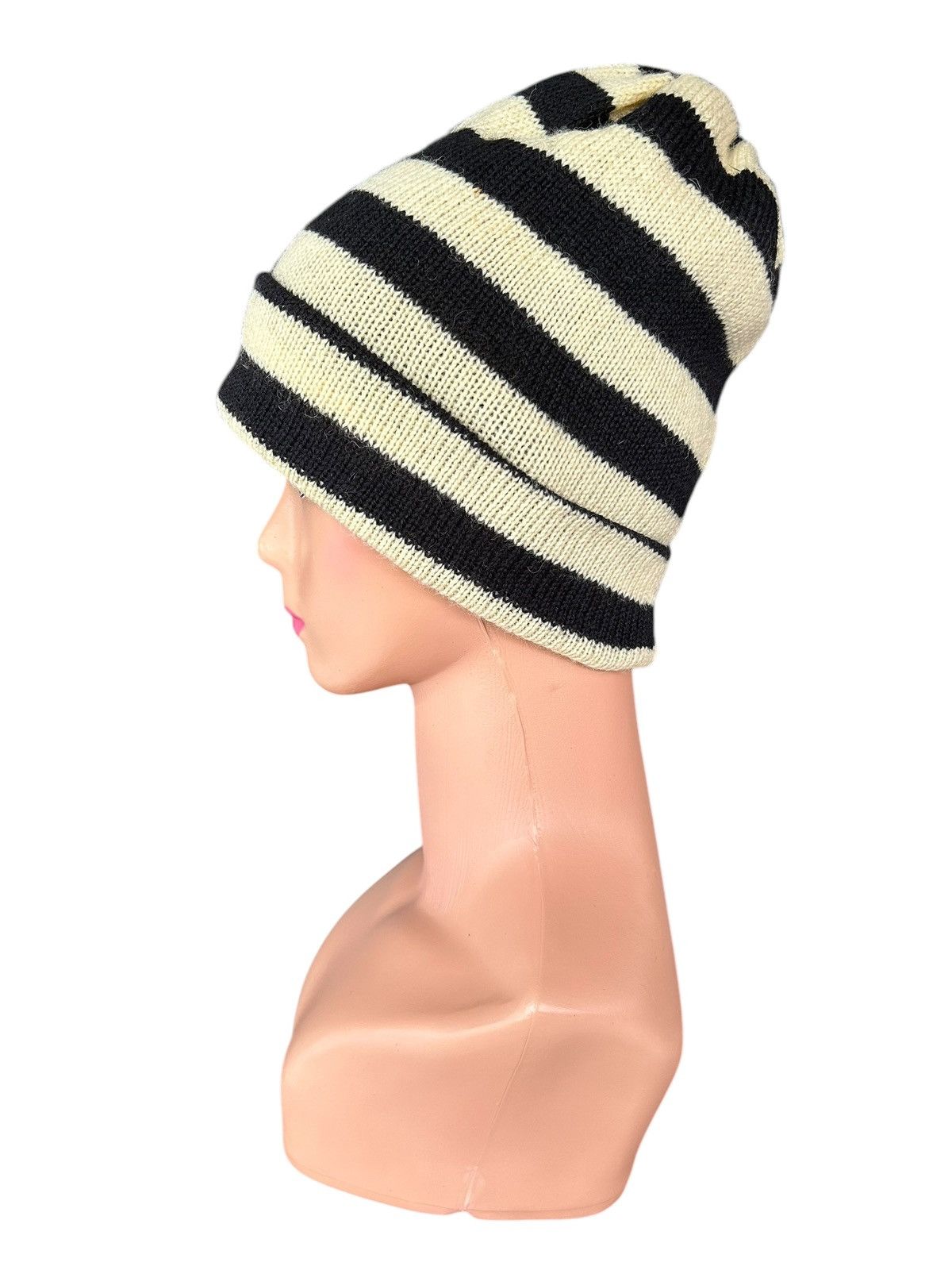 Japanese Brand × Kapital × Vintage Stripe Japanese Style Beanie Hats Size ONE SIZE - 4 Thumbnail