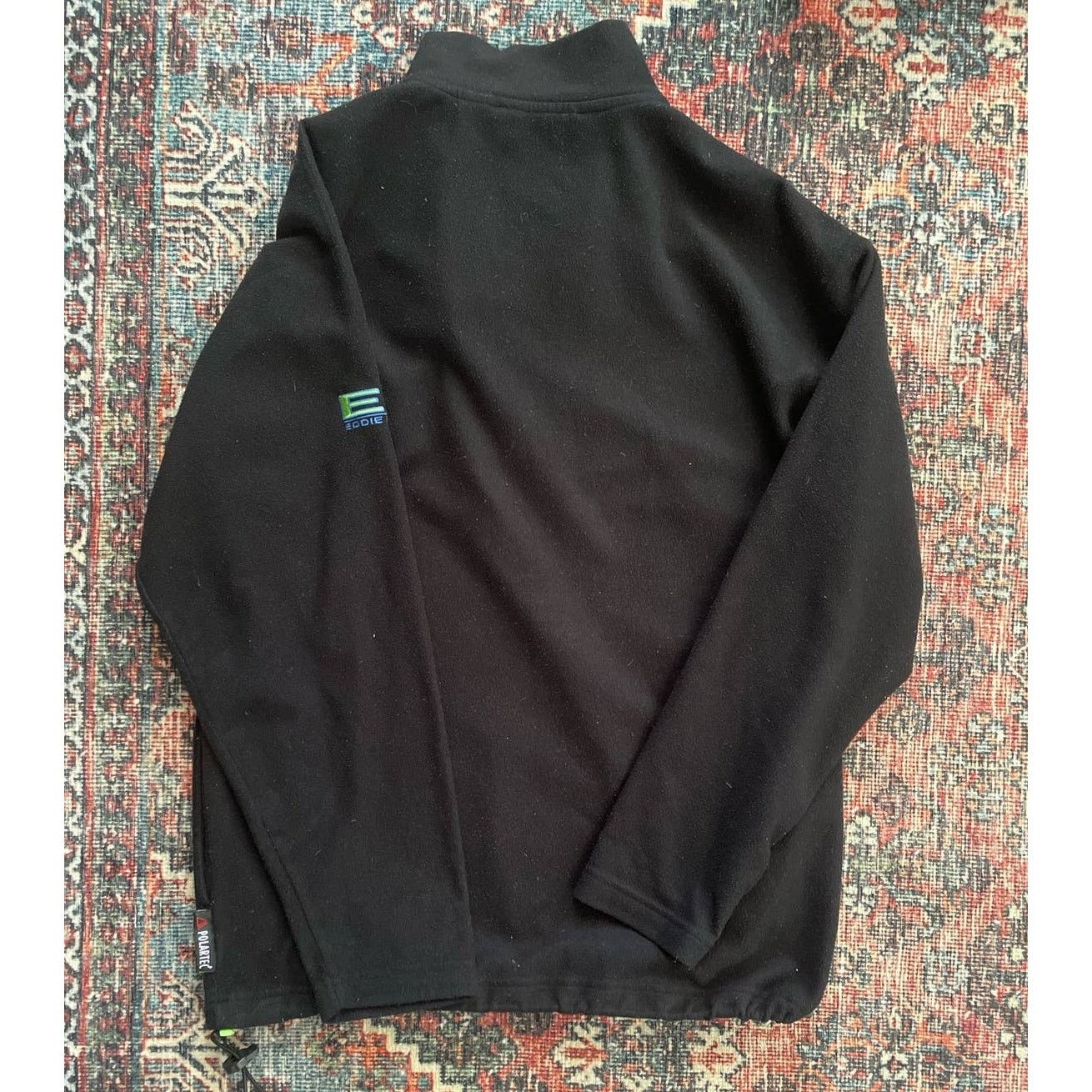 Eddie Bauer Vtg Eddie Bauer Ebtek 1/4 Zip Black Polartec Fleece, Small Size US S / EU 44-46 / 1 - 2 Thumbnail