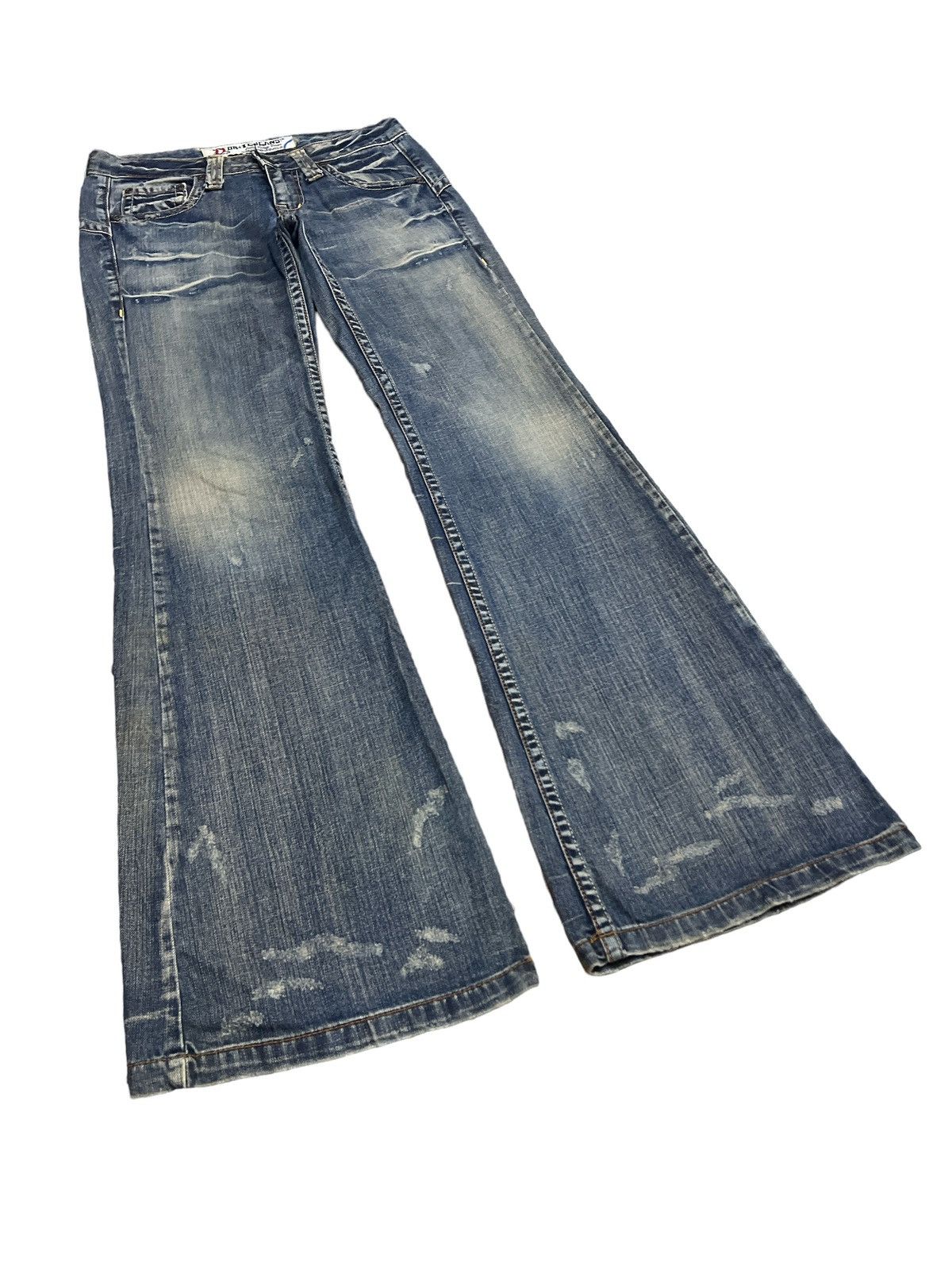 Other FLARED💥DRIVE JEANS DISTRESSED DENIM PANT Size US 28 / EU 44 - 5 Thumbnail