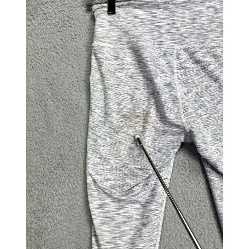 Athleta Athleta Leggings Womens Medium Grey Cropped Stretch Gym Exercise Pull On Size 32" / US 10 / IT 46 - 6 Thumbnail