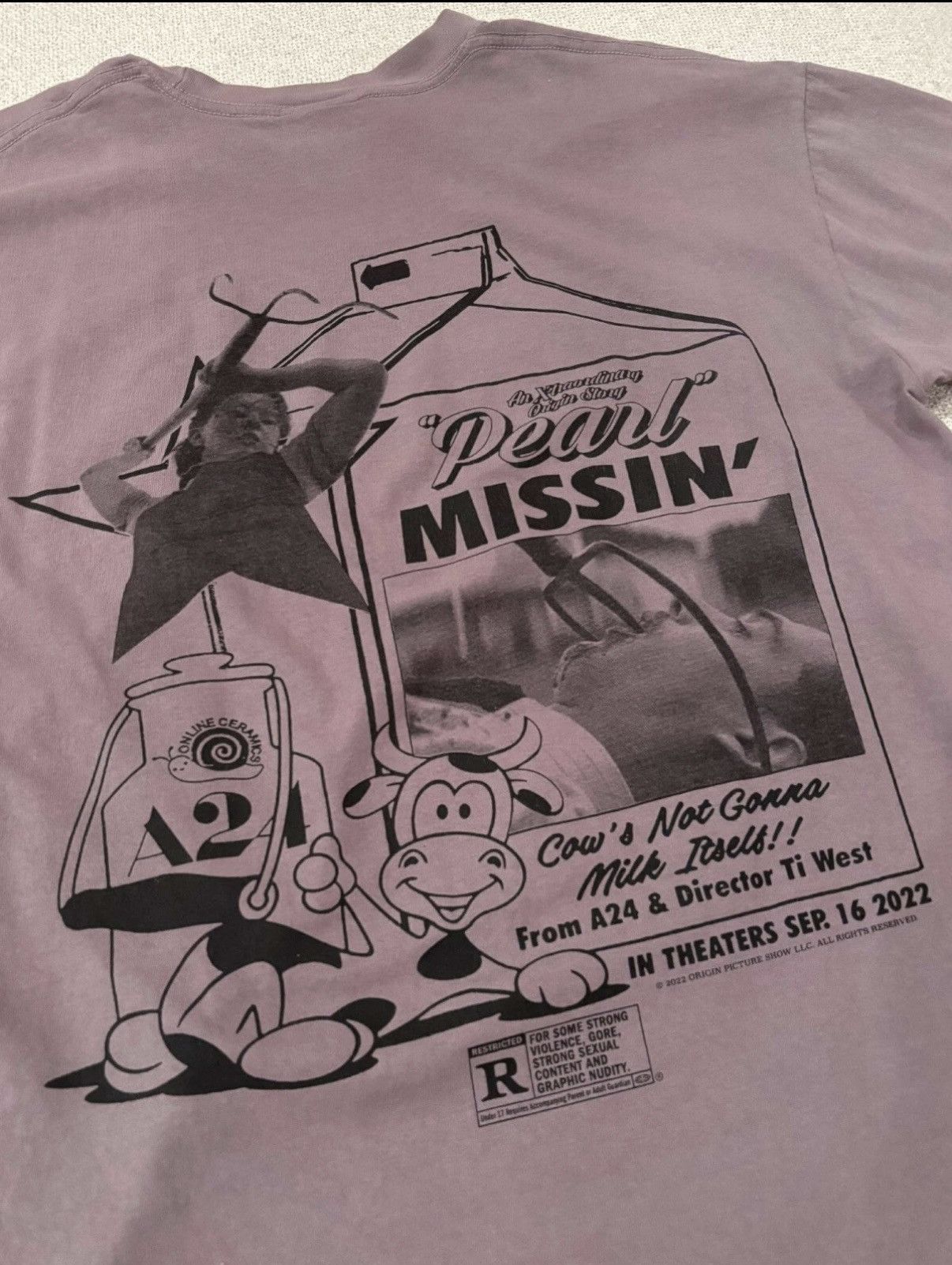 A24 × Online Ceramics A24 x Online Ceramics “Pearl” Cow's Milk Tee Size US L / EU 52-54 / 3 - 3 Thumbnail