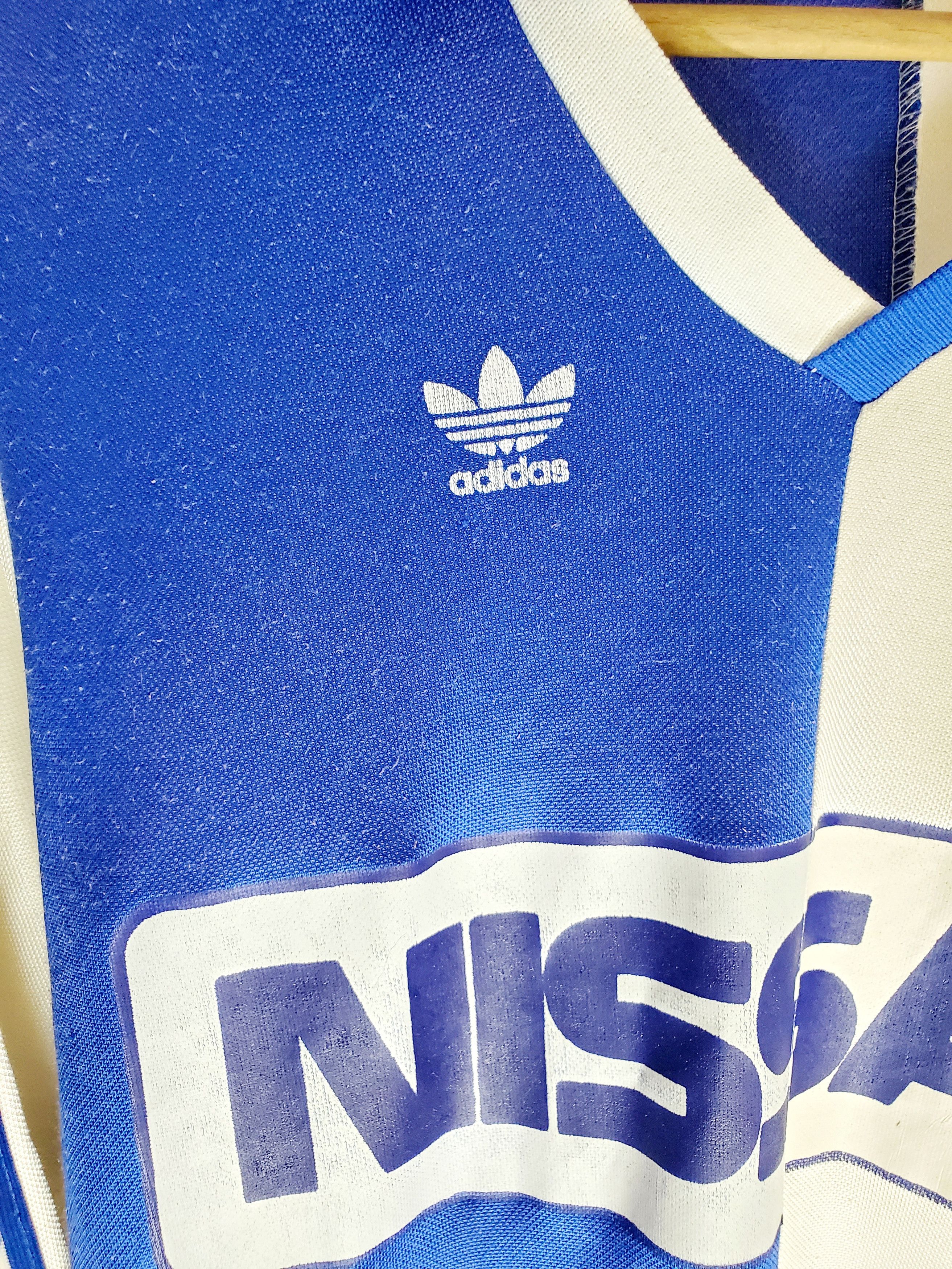 Vintage Adidas Grasshoppers Club Zurich 90s Home Long Sleeve S Size US S / EU 44-46 / 1 - 4 Thumbnail