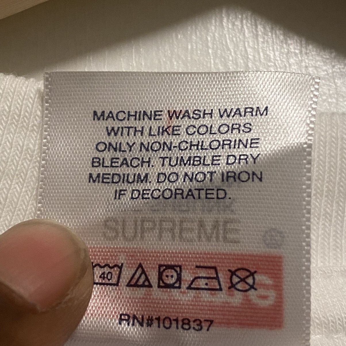 Supreme Supreme NBA Youngboy Tee White Size US L / EU 52-54 / 3 - 4 Thumbnail