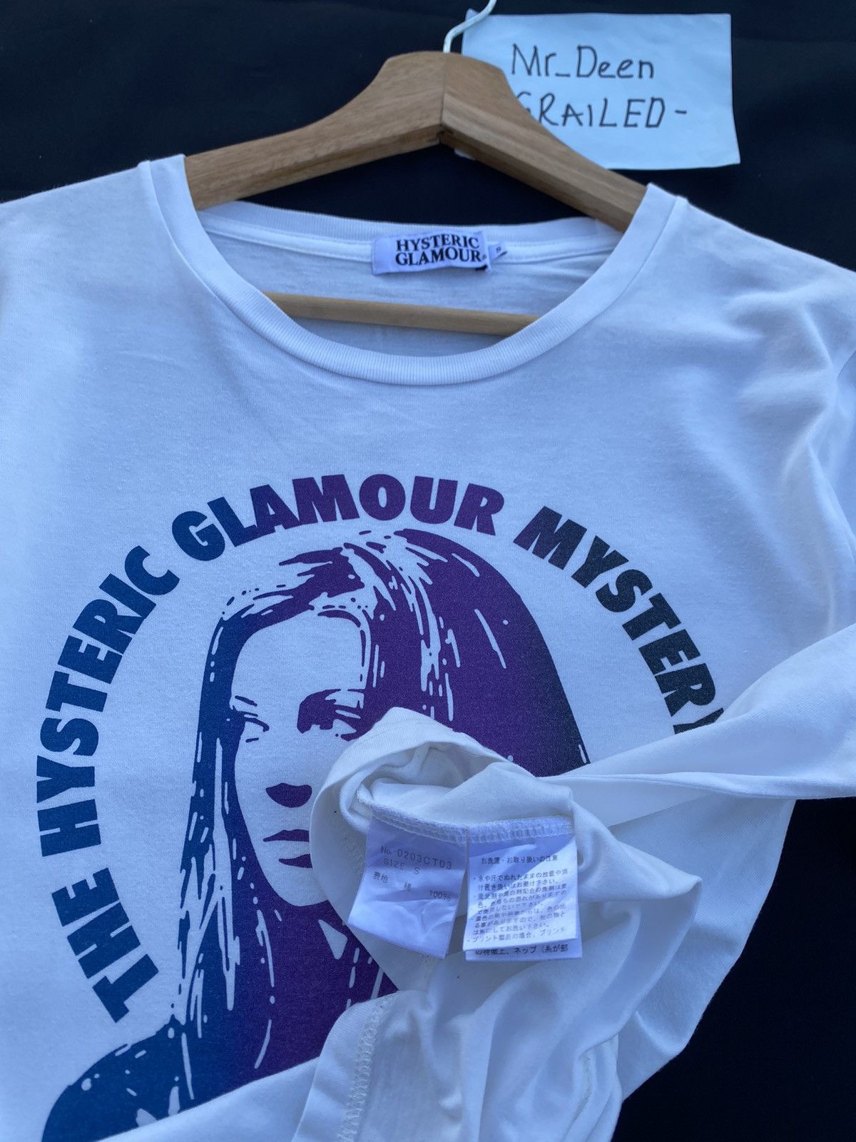 Hysteric Glamour Rare Hysteric Glamour Mystery Girl Tshirt Size US S / EU 44-46 / 1 - 9 Thumbnail