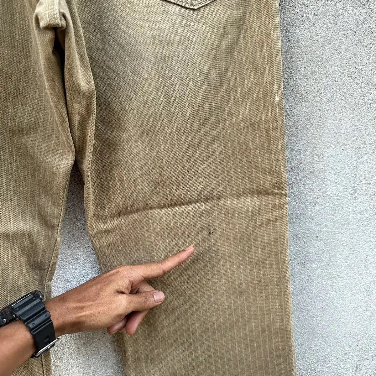 Japanese Brand 5-POCKET💥MOSSIMO JAPANESE BRAND TROUSERS JEANS STRIPED PANTS Size US 29 - 13 Thumbnail