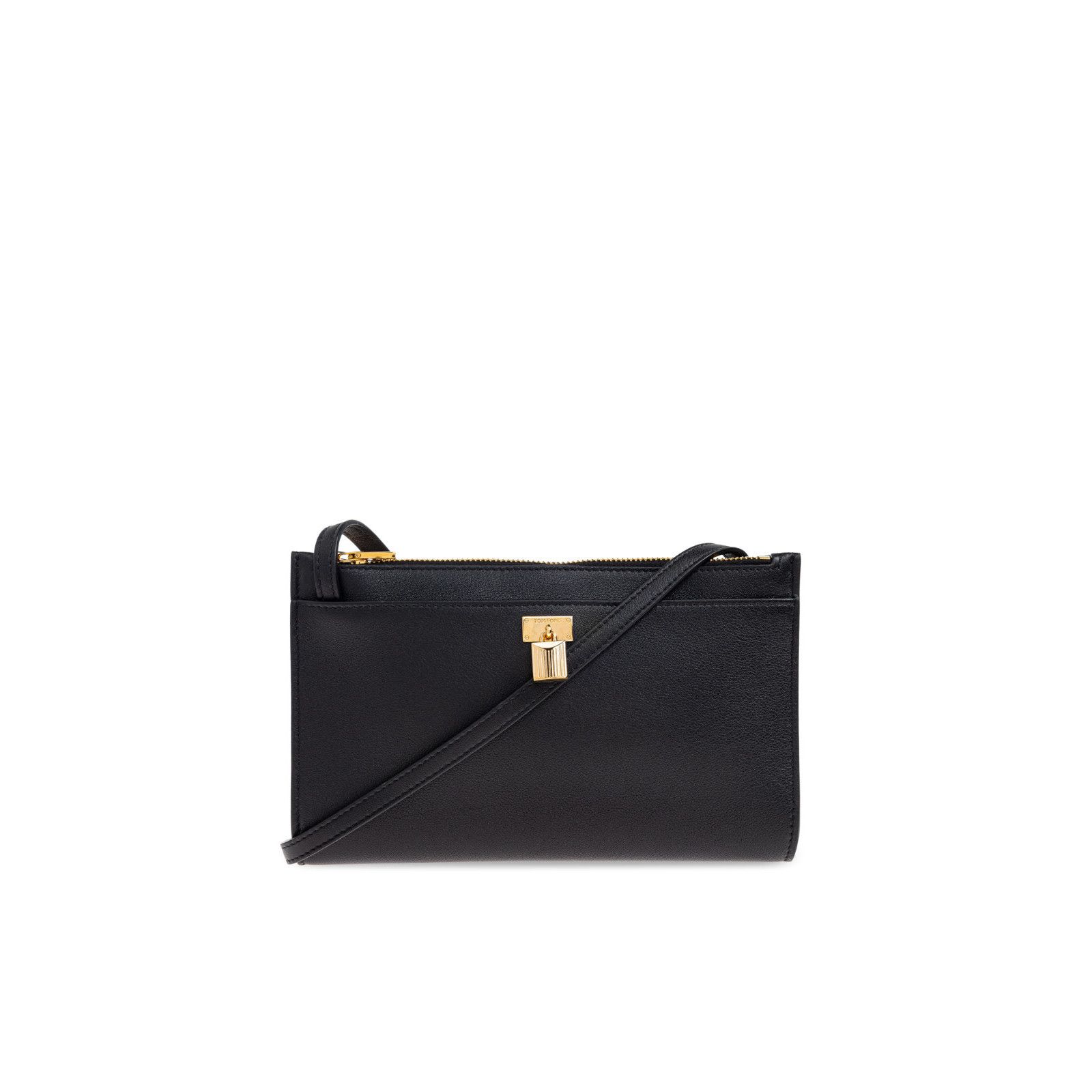 Balmain BALMAIN Black Grained Leather Shoulder Bag New & Authentic Size ONE SIZE - 1 Thumbnail