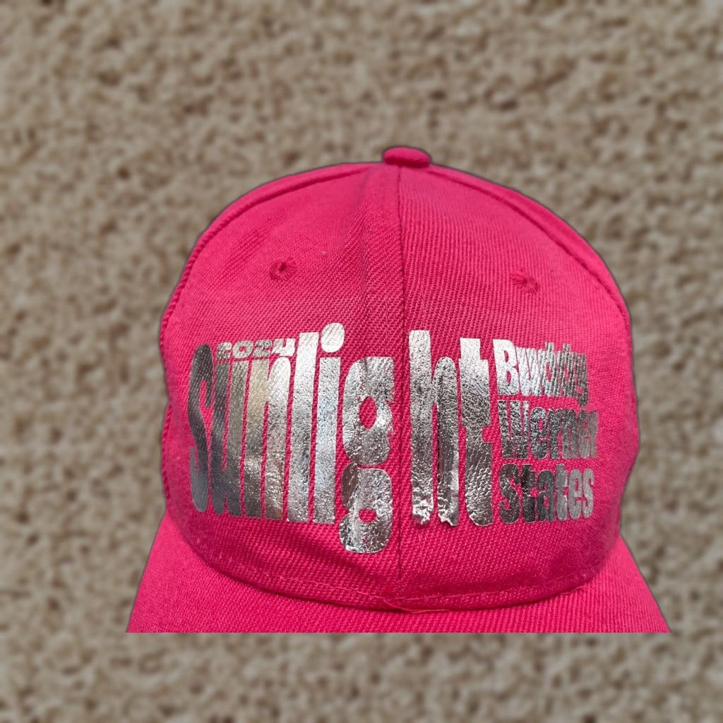 Vintage VINTAGE 2024 Sunlight Buddy Werner States Hat Cap Strap Back Adult OS Pink Acrylic Wool Size ONE SIZE - 1 Thumbnail
