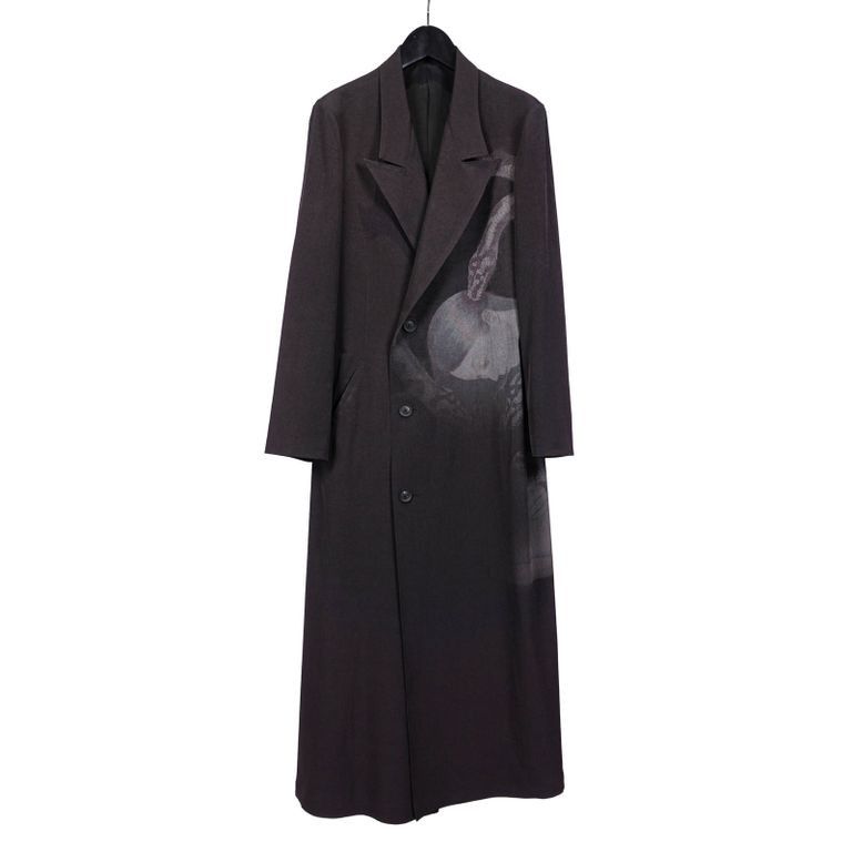 Yohji Yamamoto Yohji Yamamoto Pour Homme - Snake Woman Print Dress Size US L / EU 52-54 / 3 - 1 Thumbnail