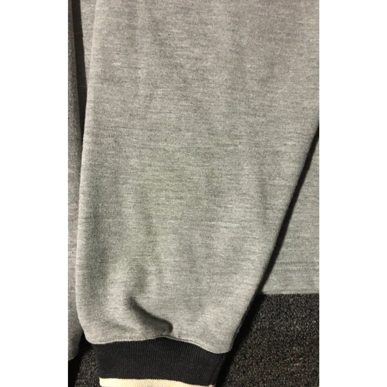 Quiksilver VINTAGE Mossimo Faded Polo Sweatshirt XL Surf Skate Grunge Billabong OP Y2K 90s Shirt Mens Gray XL Surf Grunge 90s Size US XL / EU 56 / 4 - 3 Thumbnail